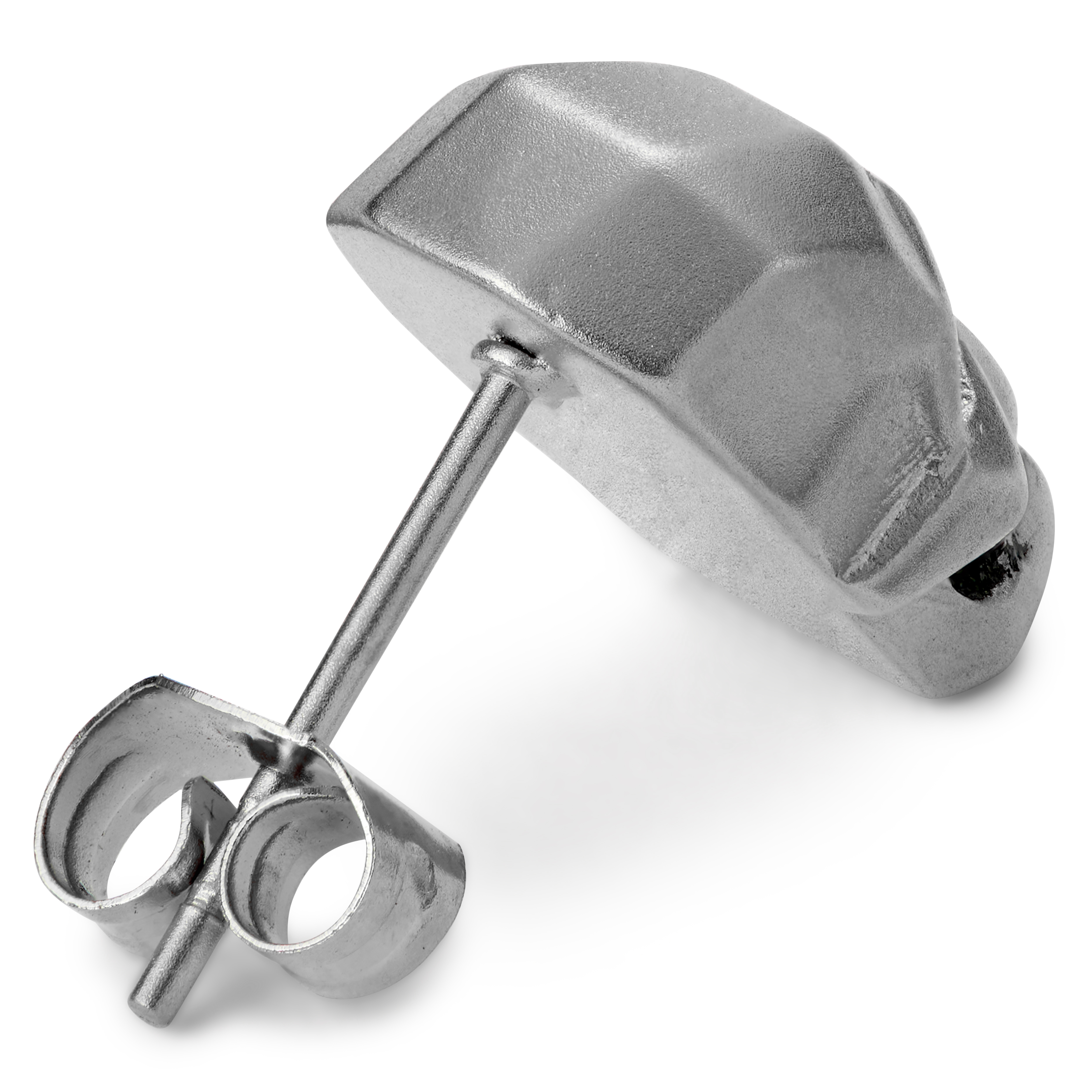 Stalowy kolczyk z czaszką Jax - 2