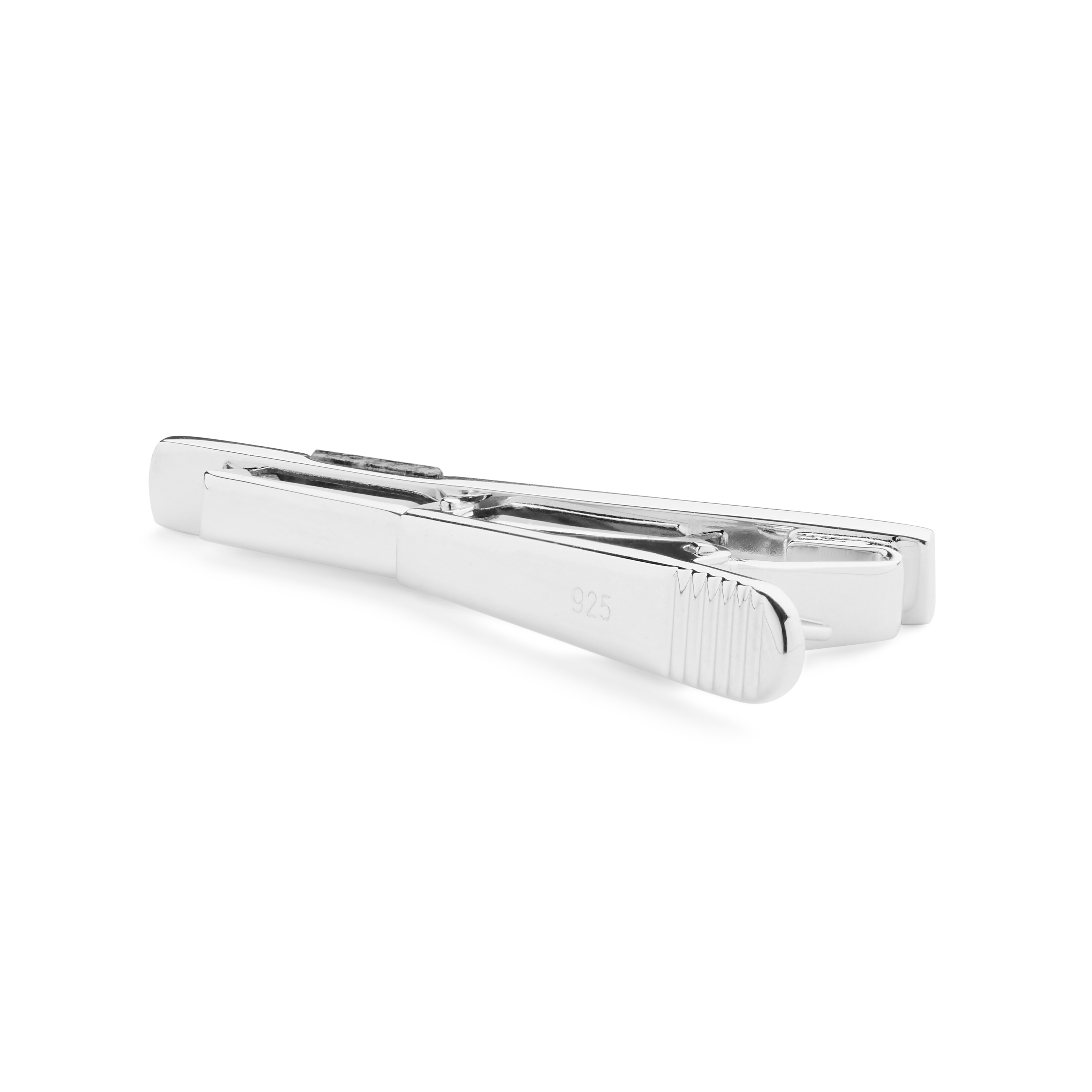 Sort Marmor 925s Nils Kort Slipsenål - 2