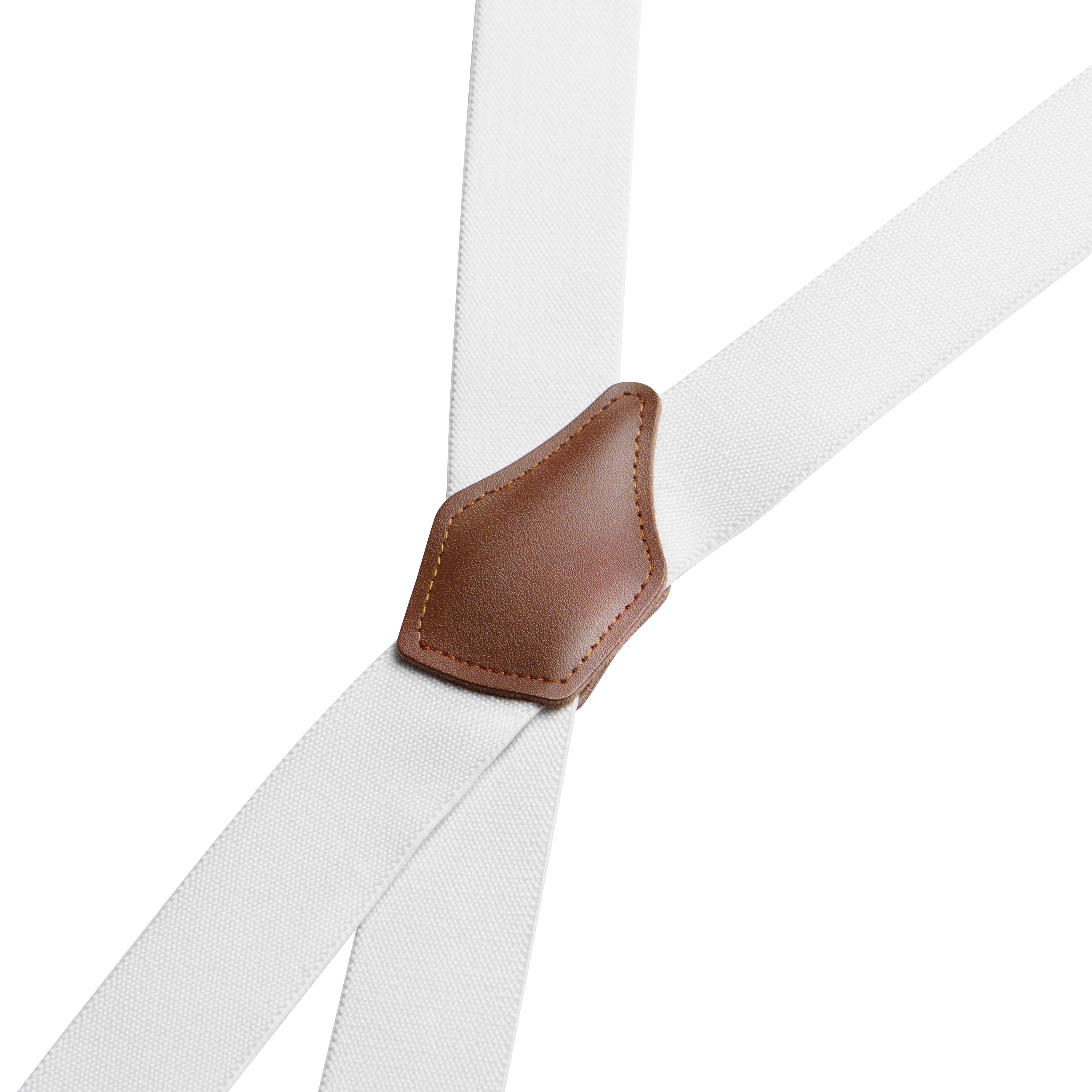 Vexel | Breda Vita Anpassningsbara Hängslen med X-design - 2