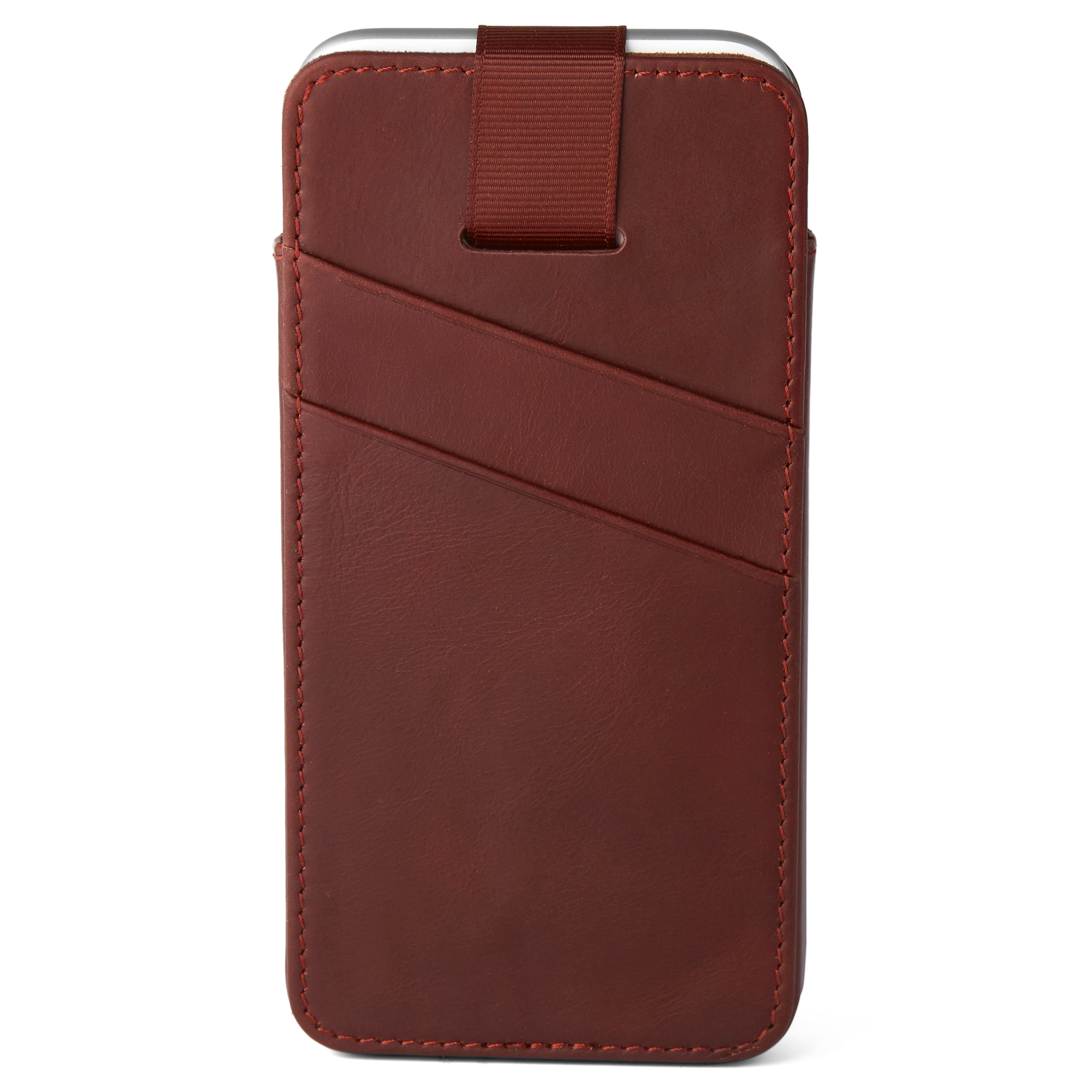 iPhone 6/7 Braune Lederhülle - 1