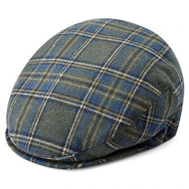 Green Tartan Ivy Fido Flat Cap Green Tartan Ivy Fido Flat Cap