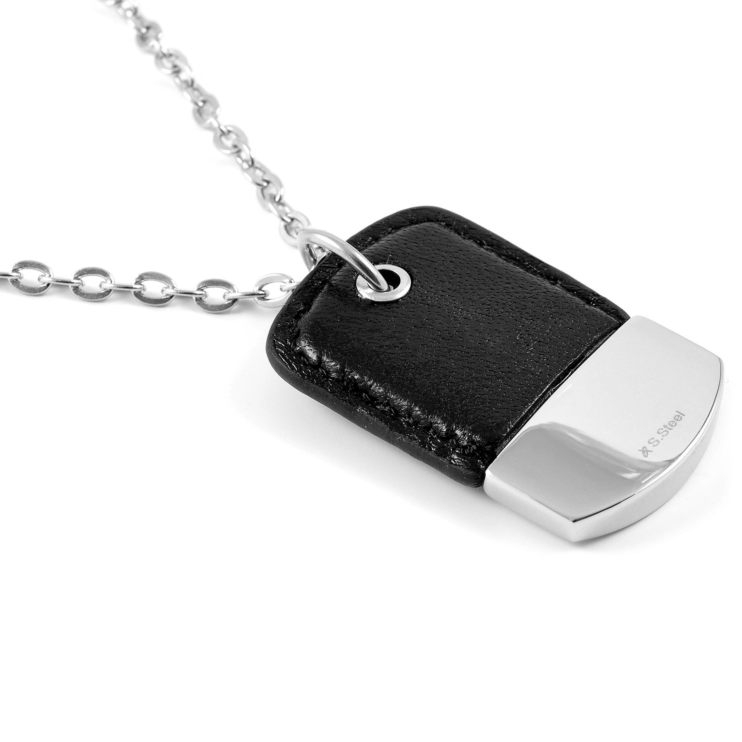 Colgante masculino de cuero  - 2