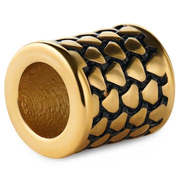 Gold-tone Dragon Scale Beard Ring Gold-tone Dragon Scale Beard Ring