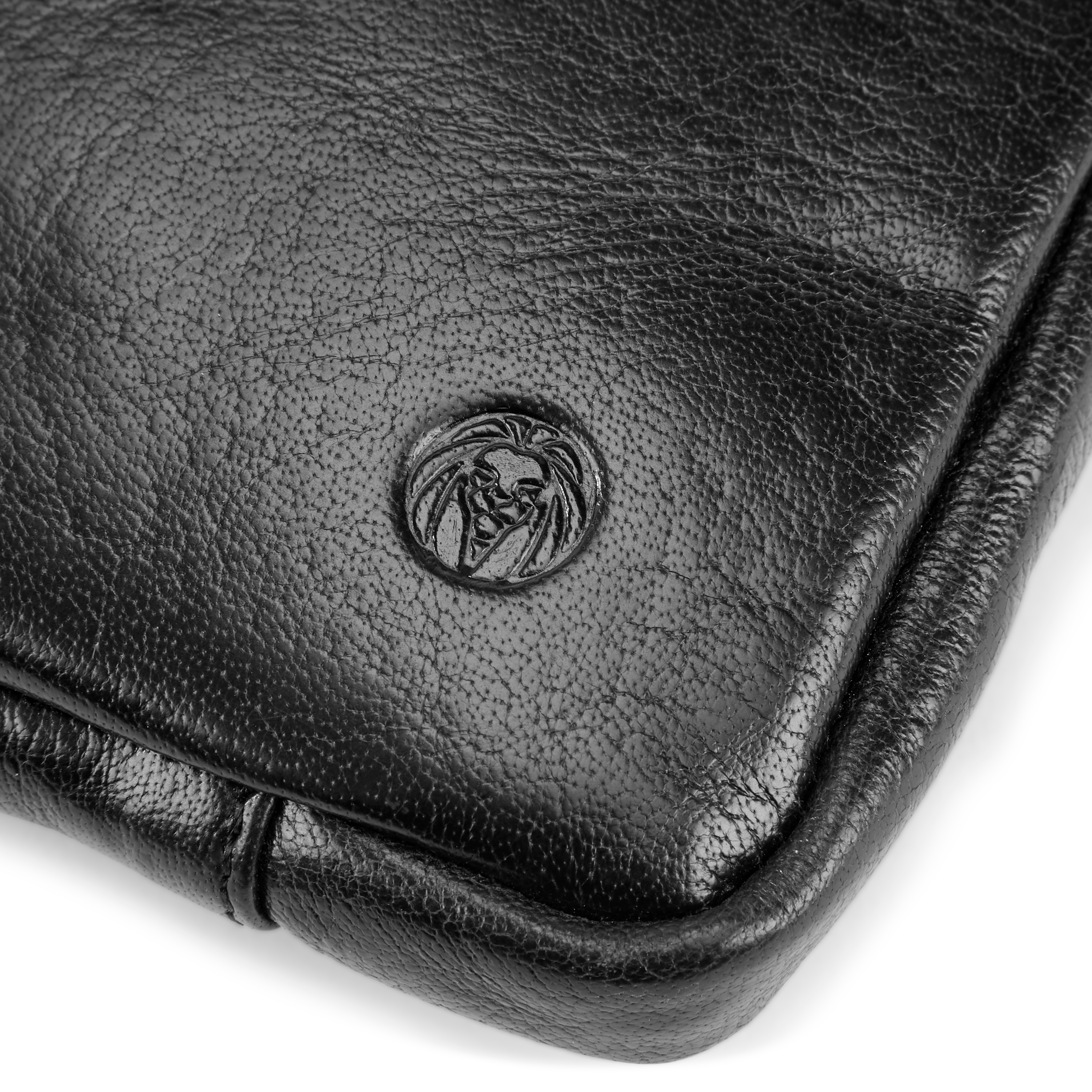 Μαύρη Δερμάτινη Θήκη για Laptop California Μικρή - 5