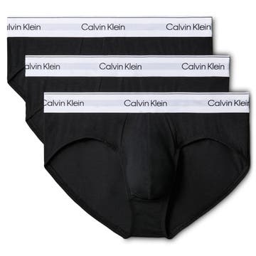 Три чифта черни слипове Calvin Klein Три чифта черни слипове Calvin Klein