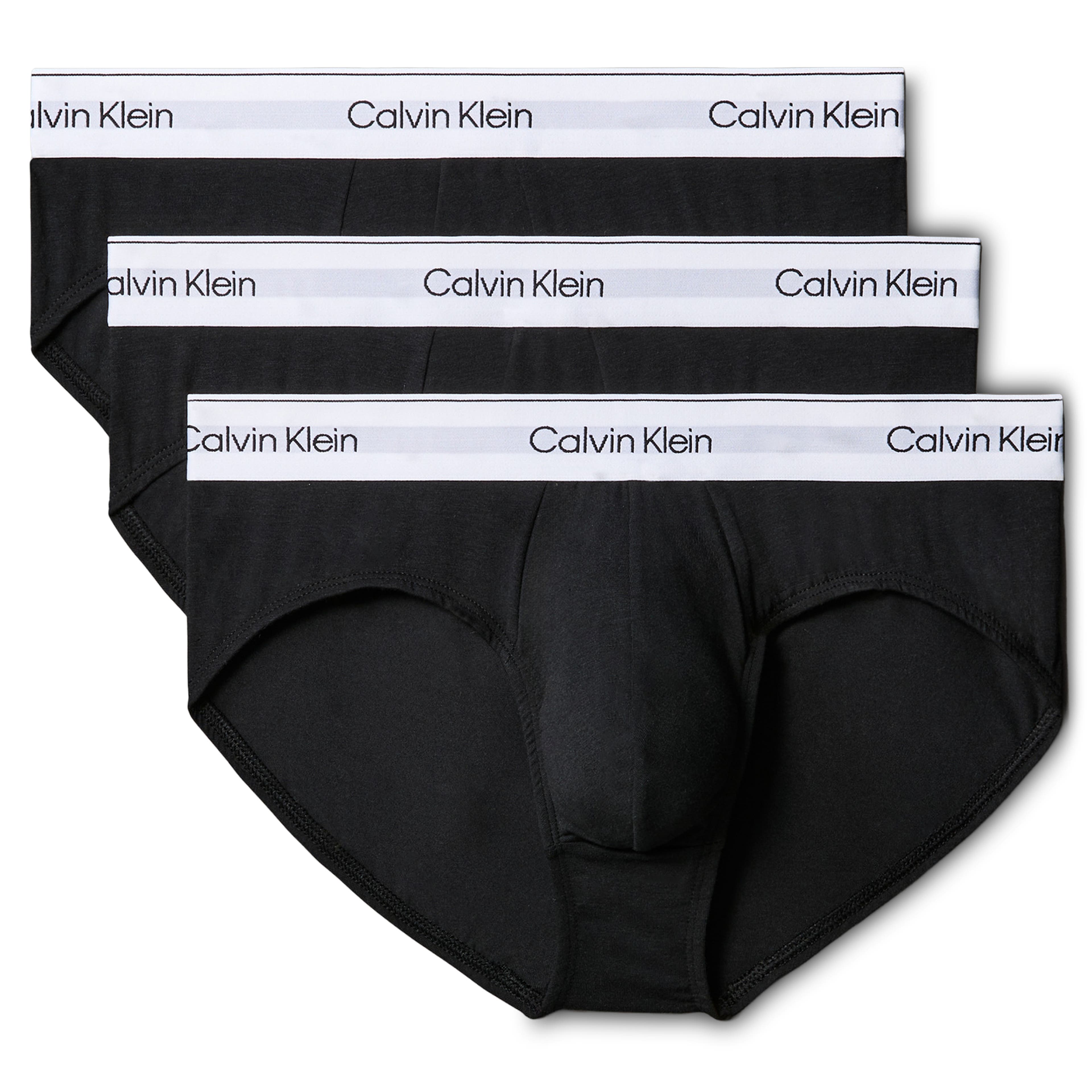 Calvin Klein Hip Brief 3-Pack Black Calvin Klein Hip Brief 3-Pack Black