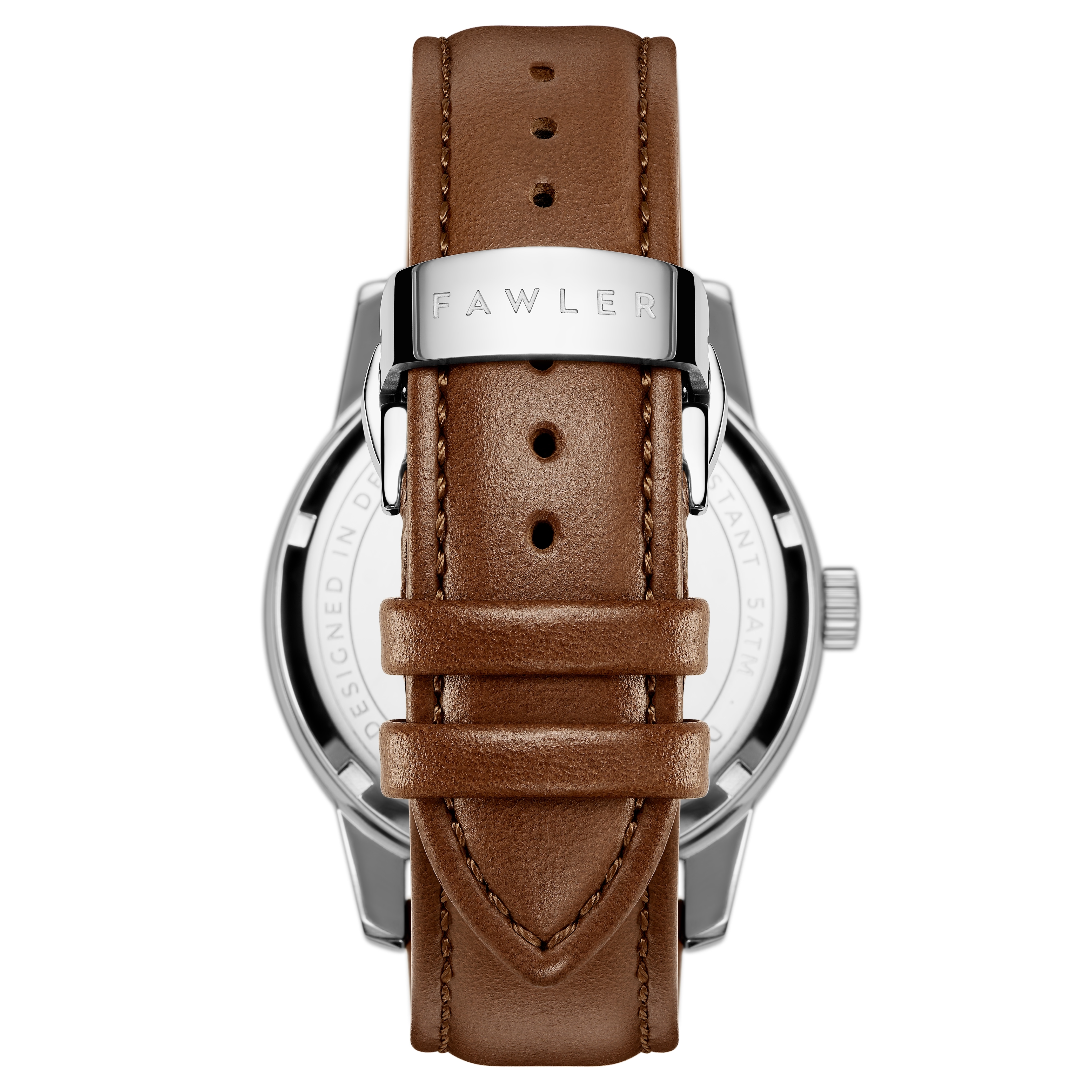 Dayton | Gray Textured Dial and Silver-tone Stainless Steel Watch - 5