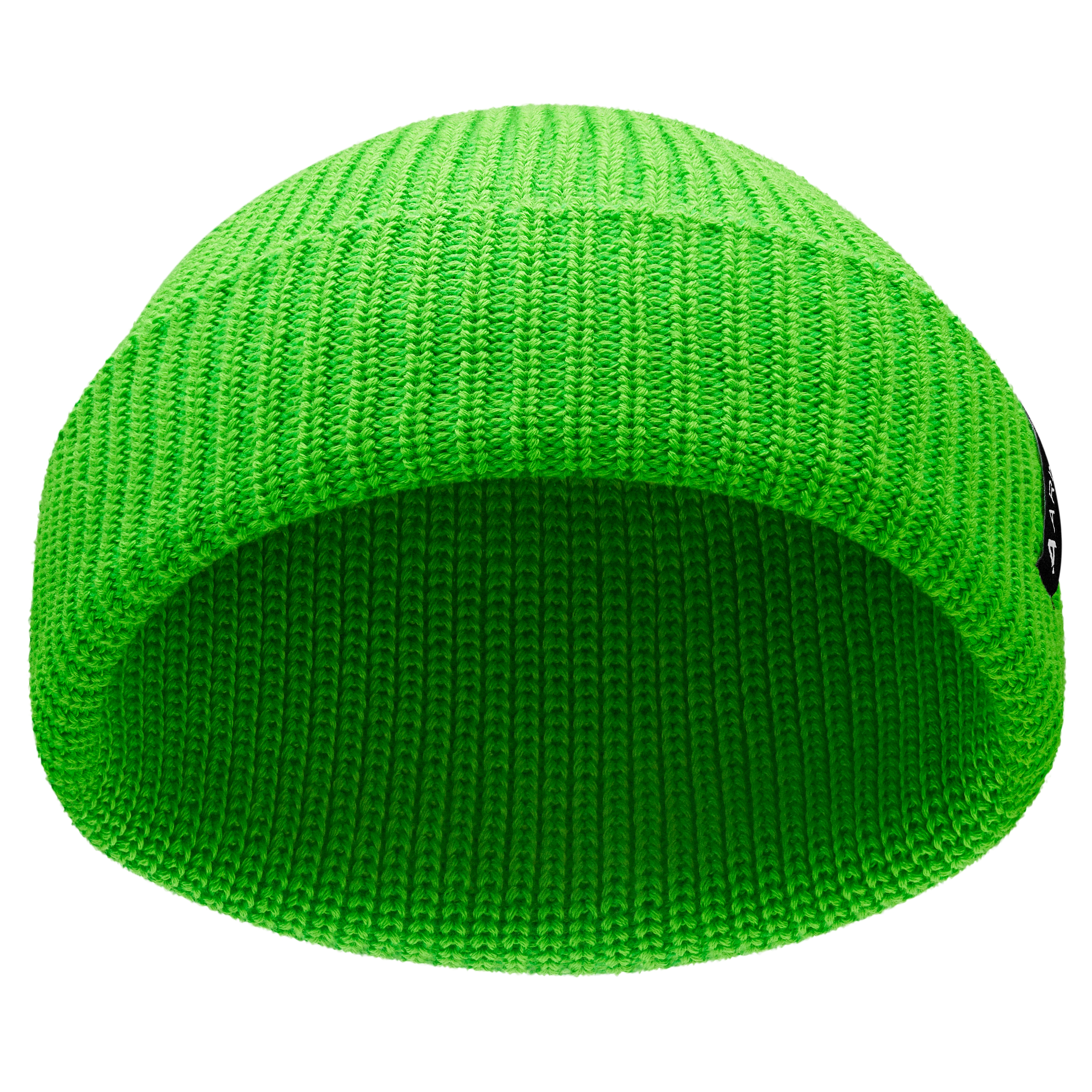 Nordic | Zielona czapka beanie rybacka z poliestru - 2