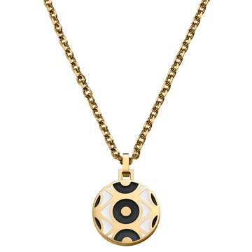 Evil Eye | Gold-tone Circle Necklace Evil Eye | Gold-tone Circle Necklace