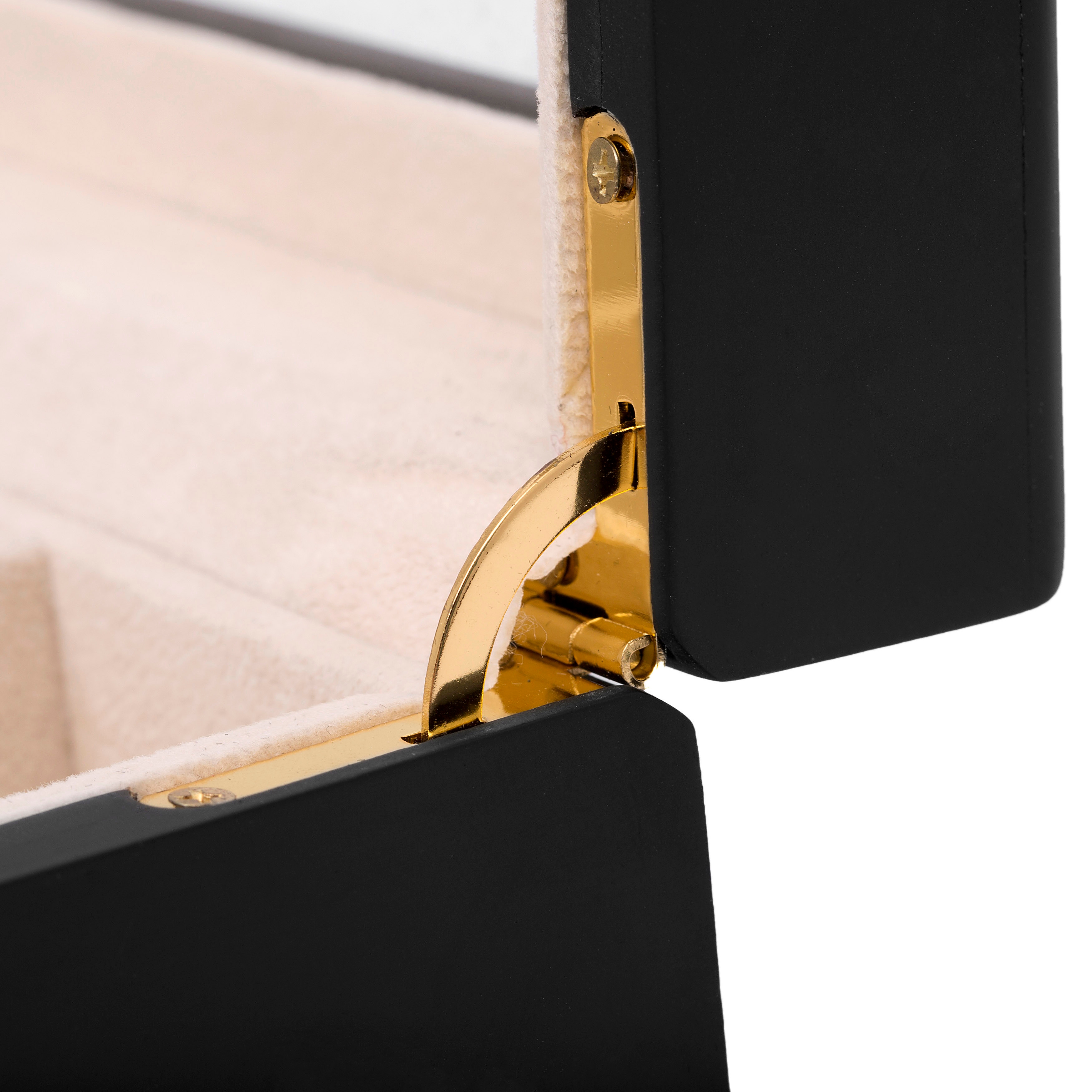 Szkatułka na 10 zegarków z czarnego drewna - 4