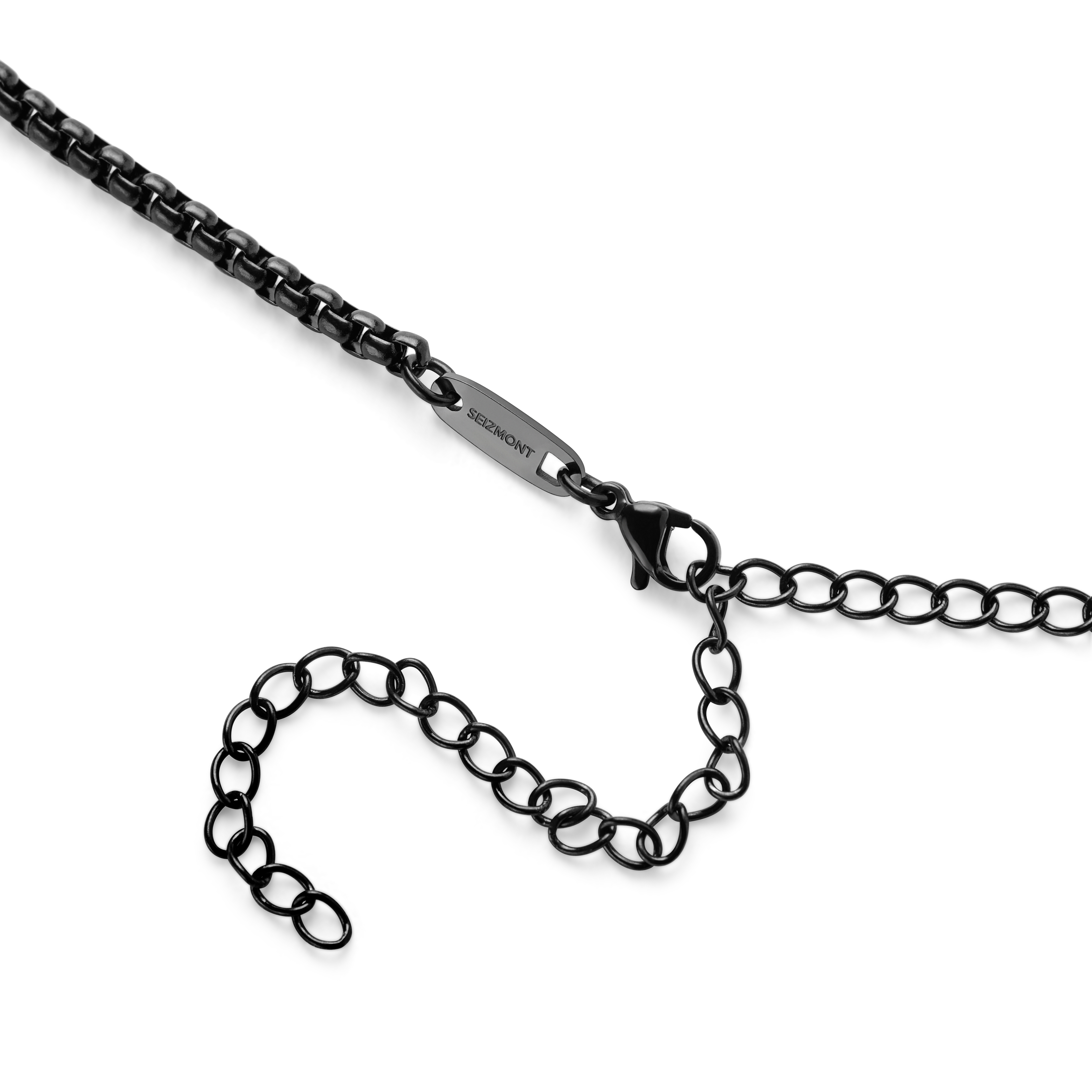 Panther | Black Carbon Fibre Dog Tag Necklace - 6