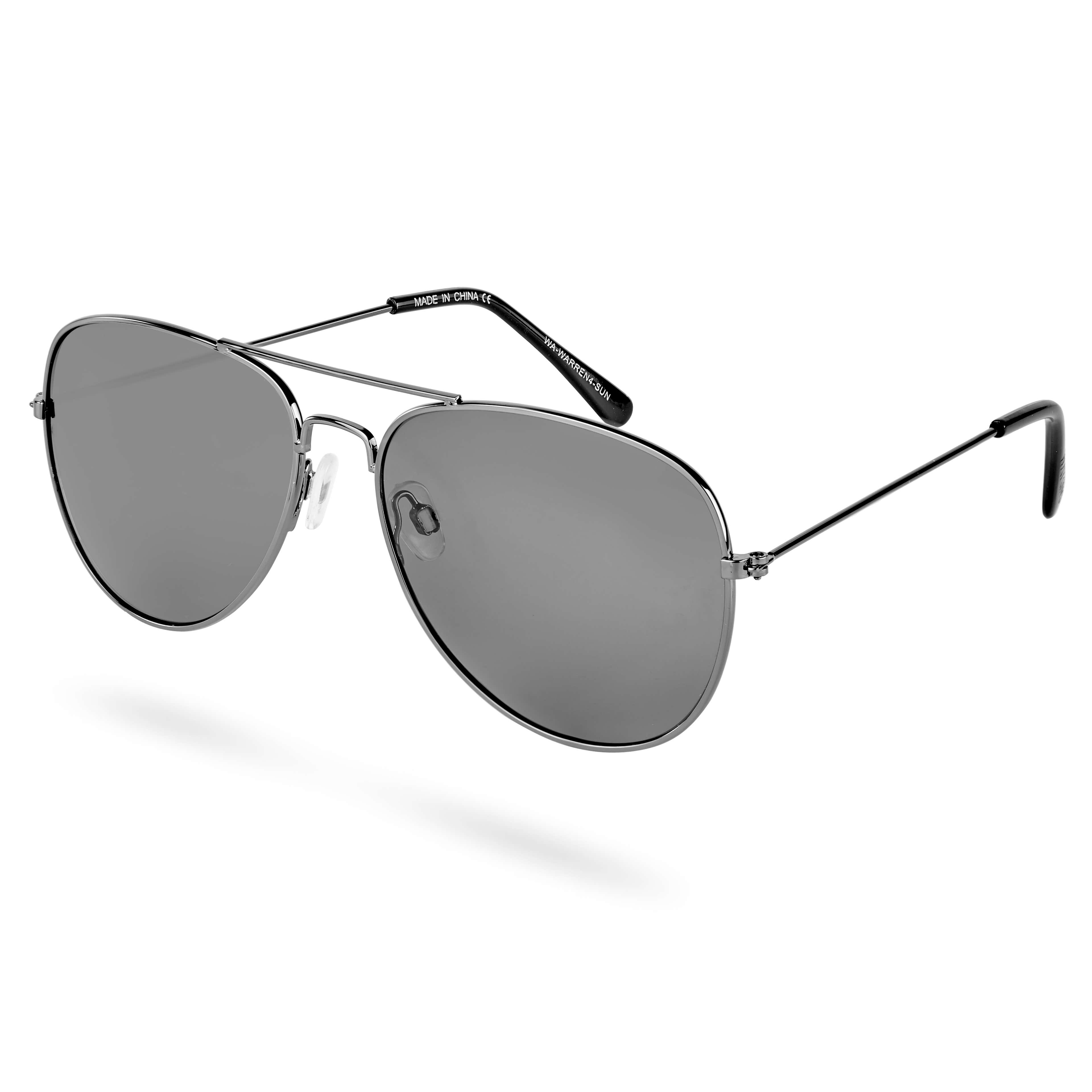 Warren Black Aviator Vista Sunglasses - 1 - primary thumbnail small_image gallery