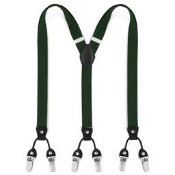Forest Green Clip-On Braces