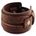Gladius | Tan Vollnarben Büffelleder Schnapparmband Gladius | Tan Vollnarben Büffelleder Schnapparmband