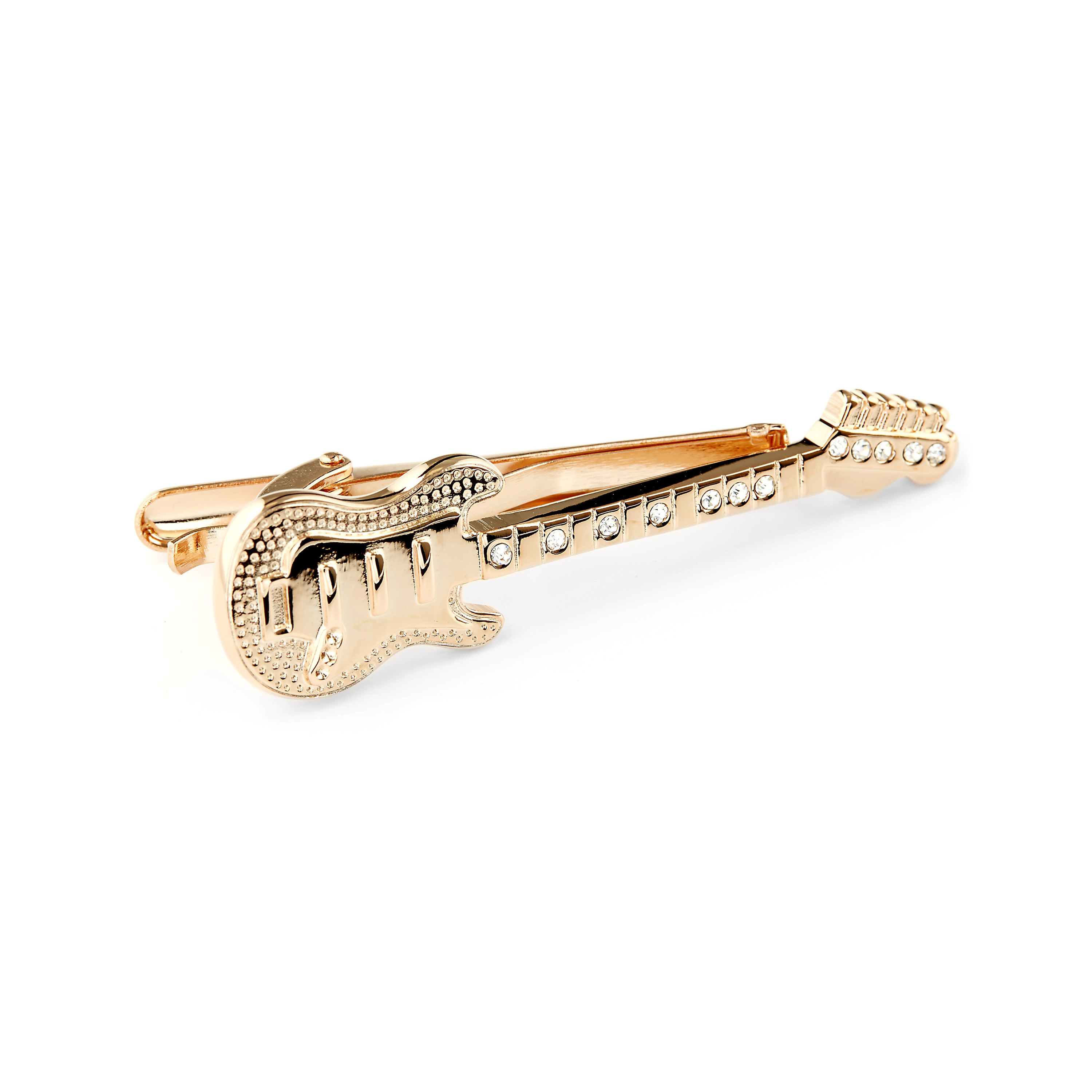 Reddish Gold-Tone Rockstar Tie Clip - 2