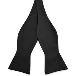Black Basic Self-Tie Bow Tie