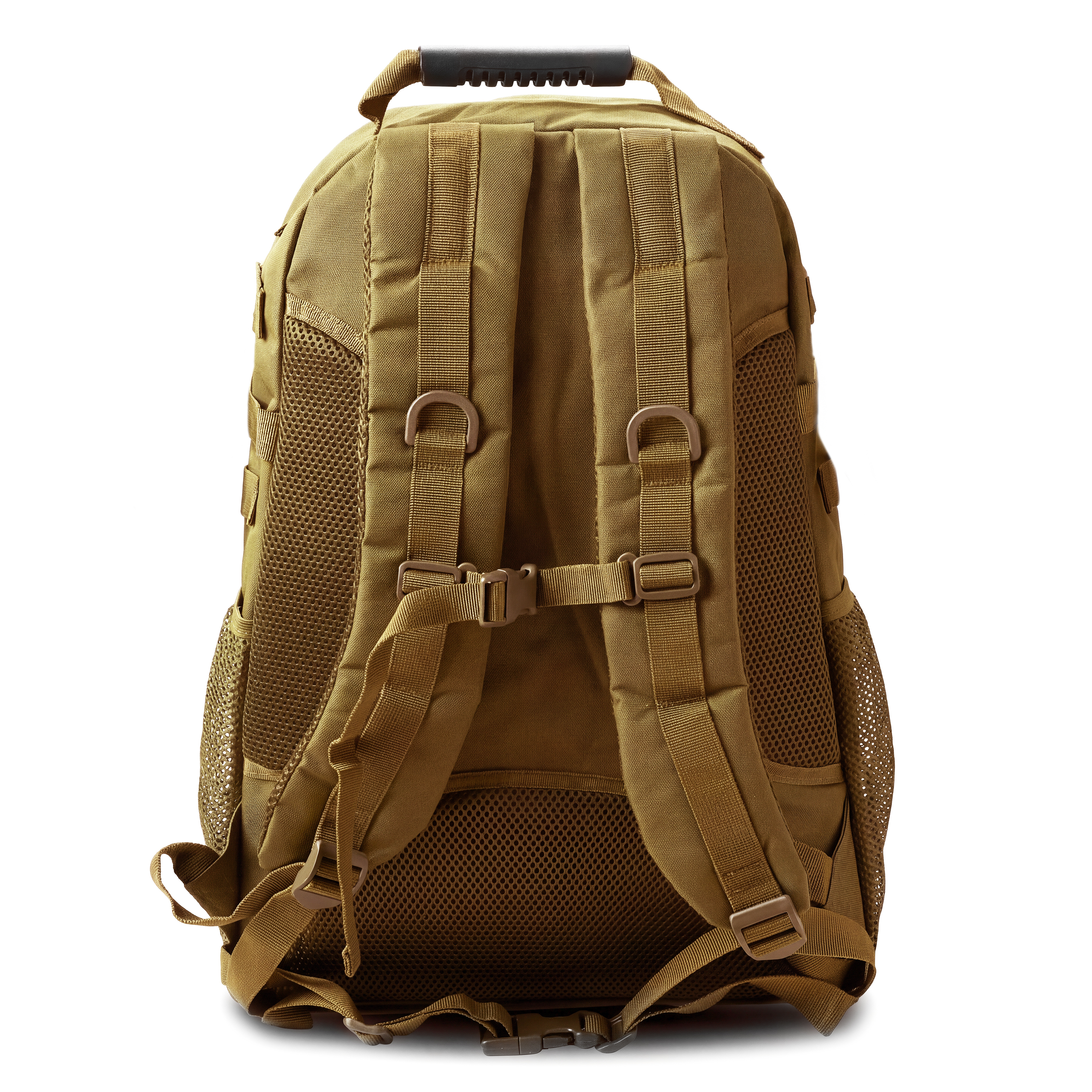Expedition | Tan farbener taktischer Rucksack mit 35 L Volumen und mehreren Fächern sowie Patch-Fläche - 3