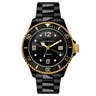 Tide | Black & Gold-Tone Stainless Steel Dive Watch With Black Dial