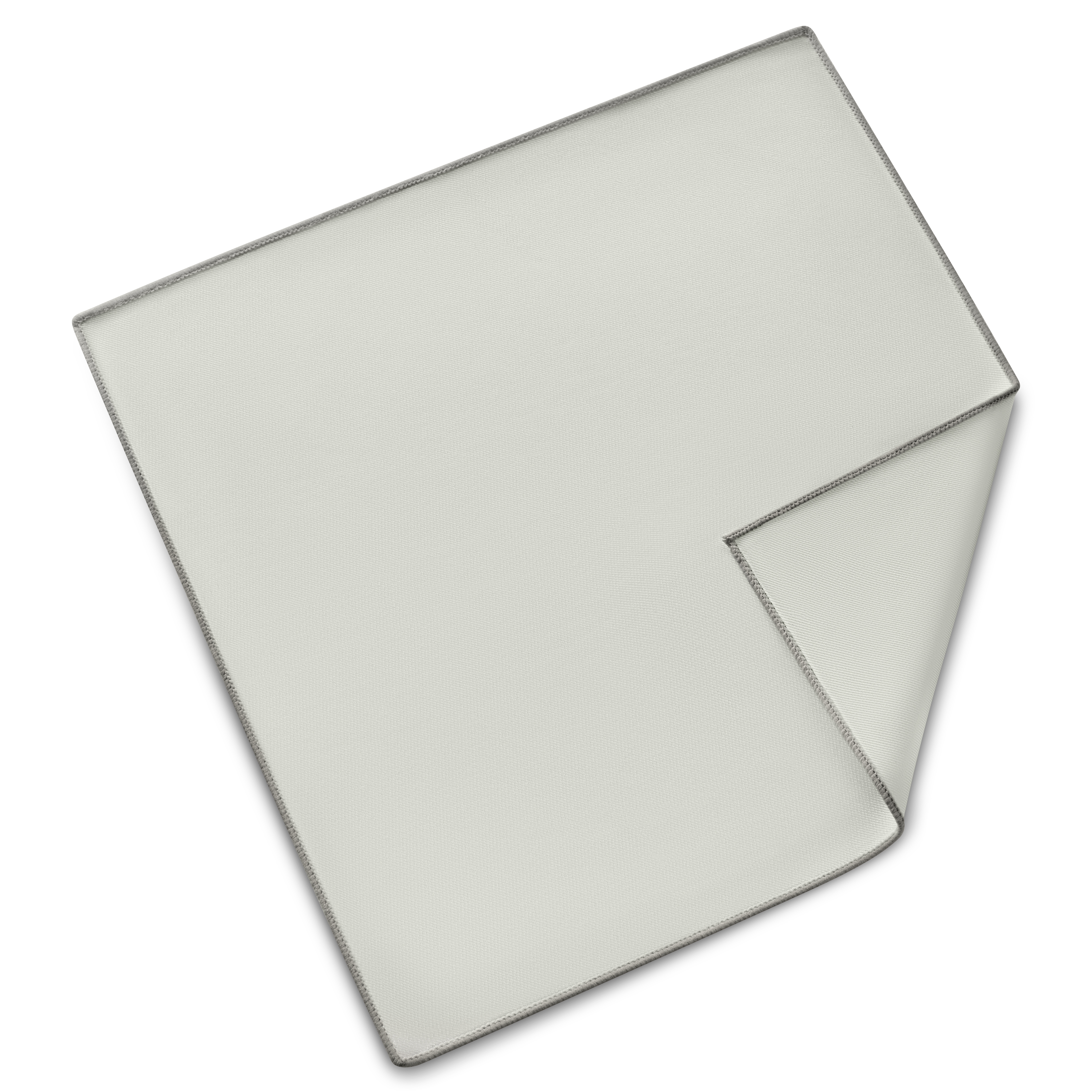 Light Grey Satin Pocket Square - 3