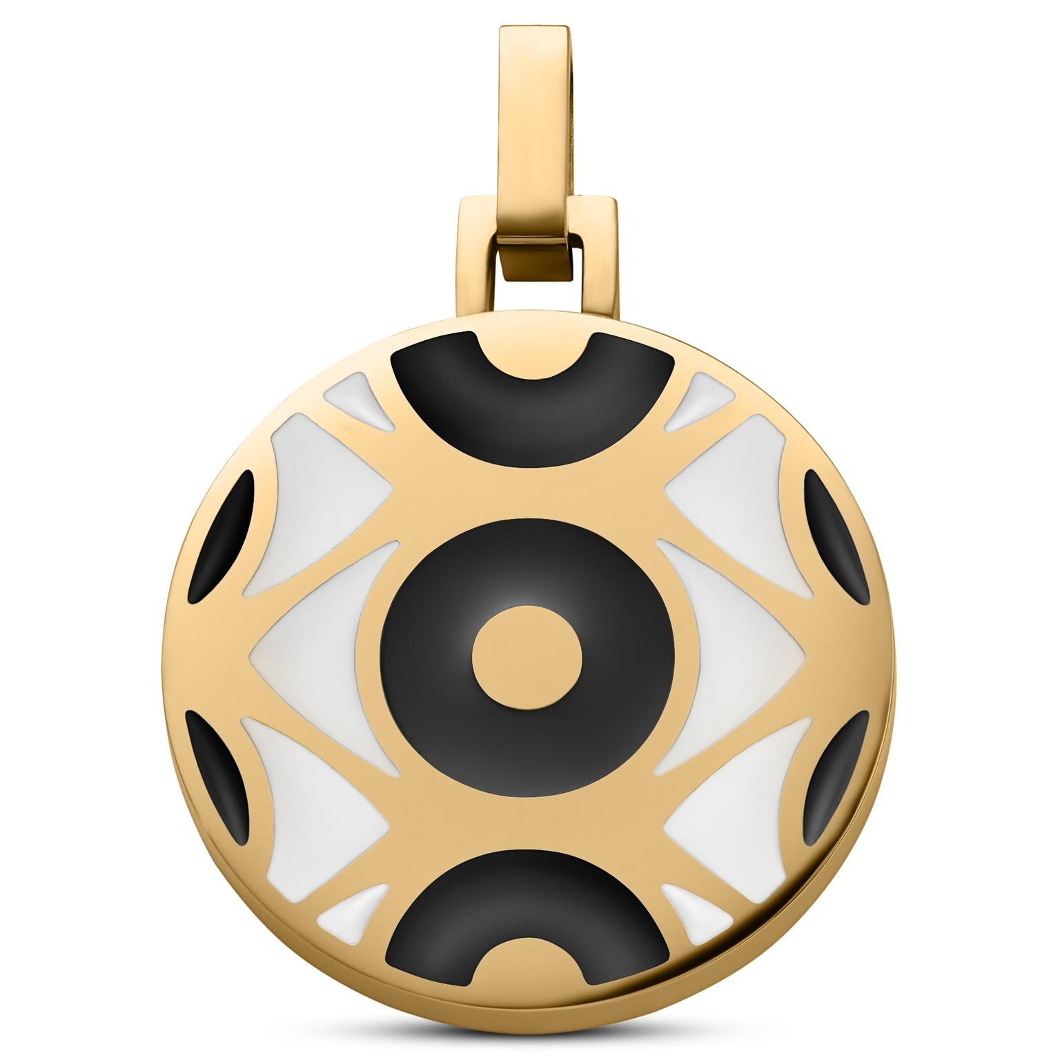 Evil Eye | Pendentif doré circulaire Evil Eye | Pendentif doré circulaire