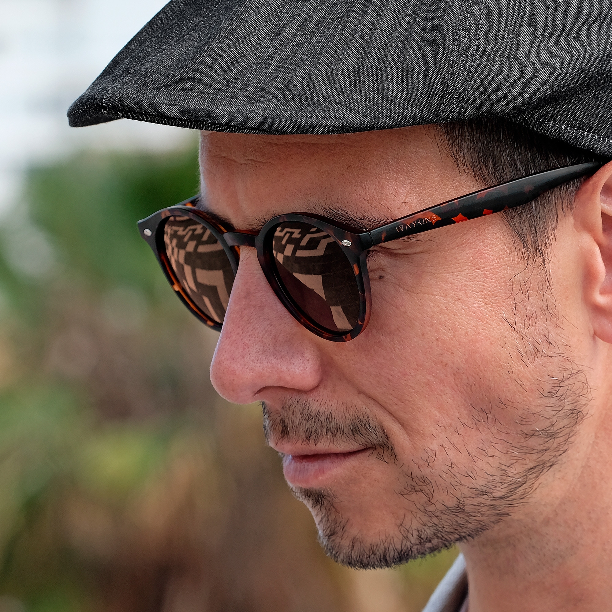 Occhiali da sole Wally Wade con lenti marroni - 6