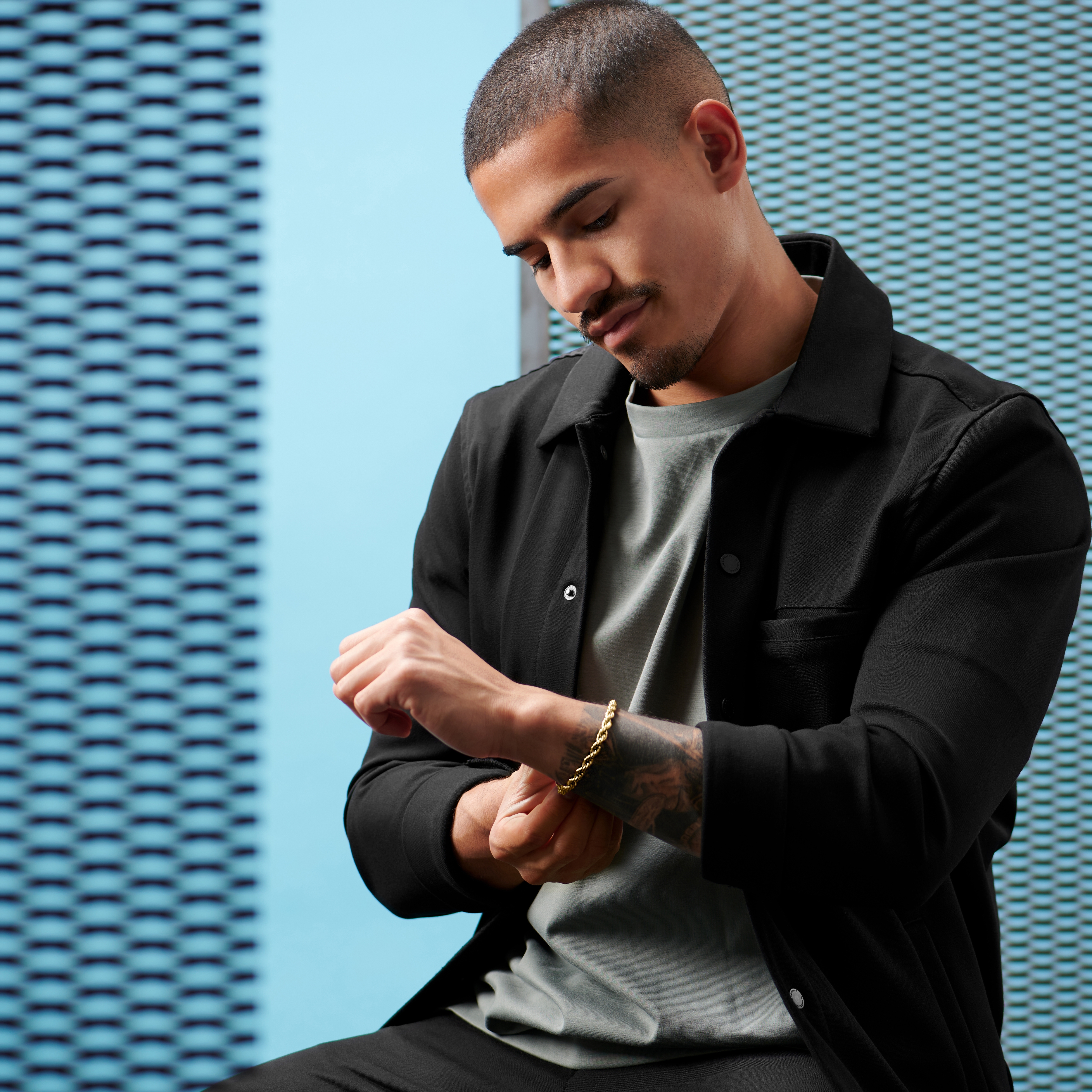 Corwin Amager Gold-Tone 6mm Rope Chain Bracelet - 5