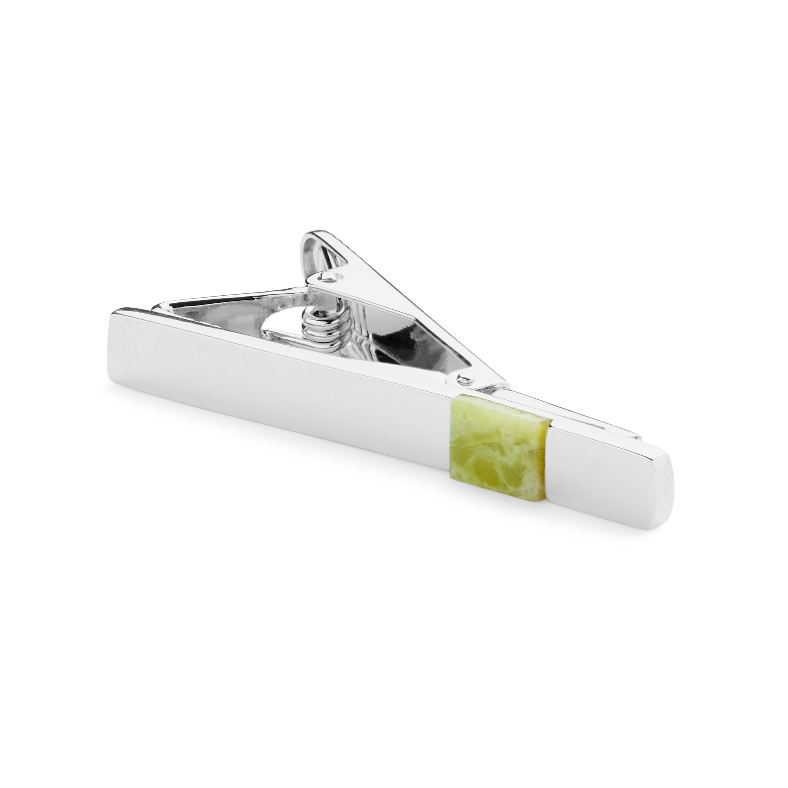 Mola de Gravata Curta 925s com Opalite Verde Nils - 3