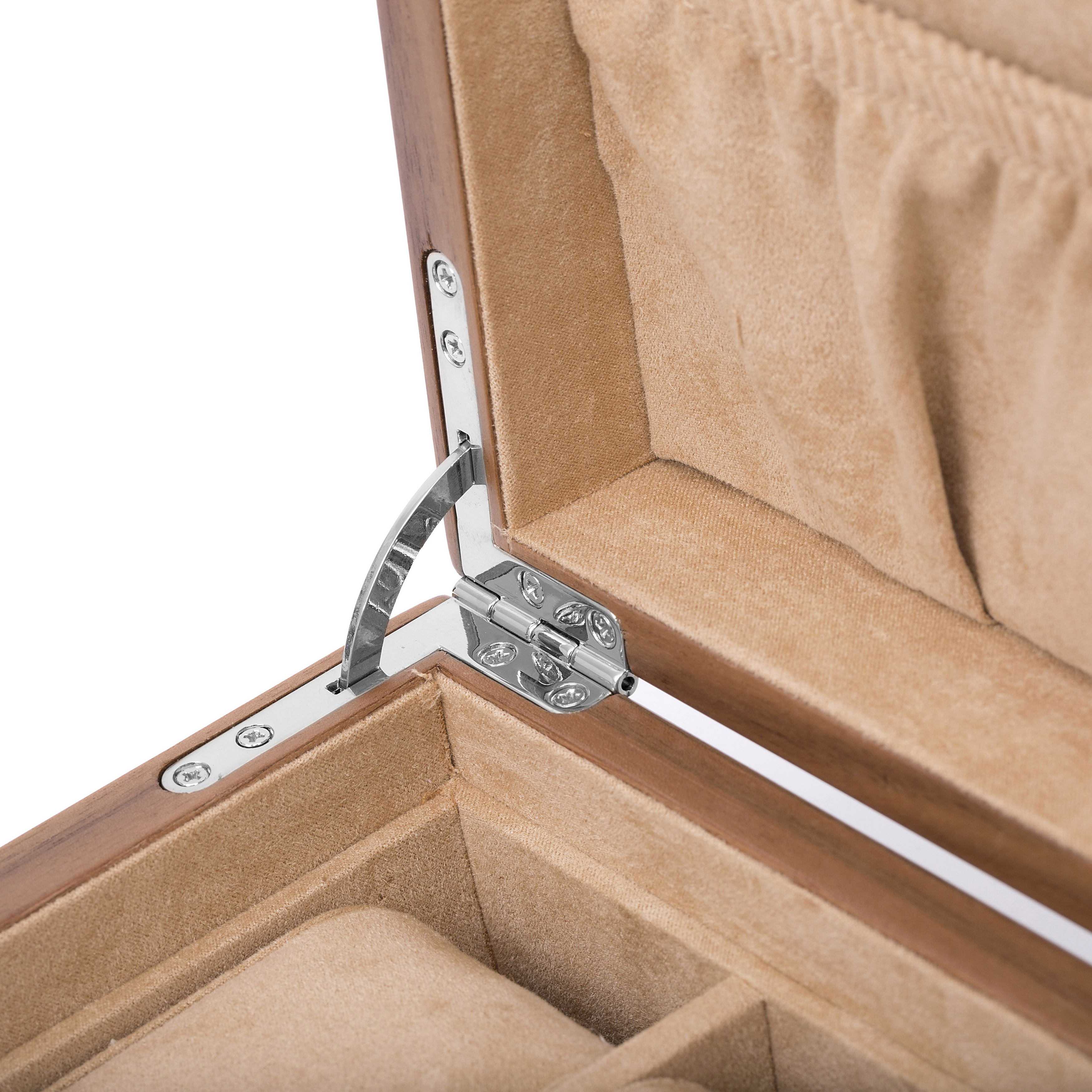 Walnut Wooden Watch Box - 10 Watches - 8