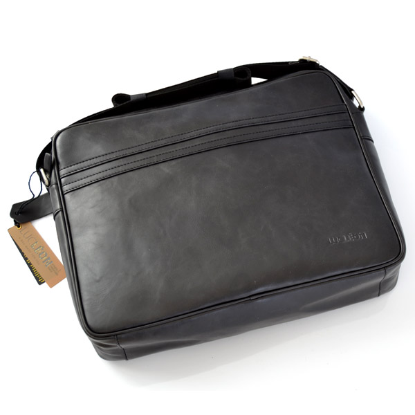 LUCLÉON - Black Messenger Bag - 3