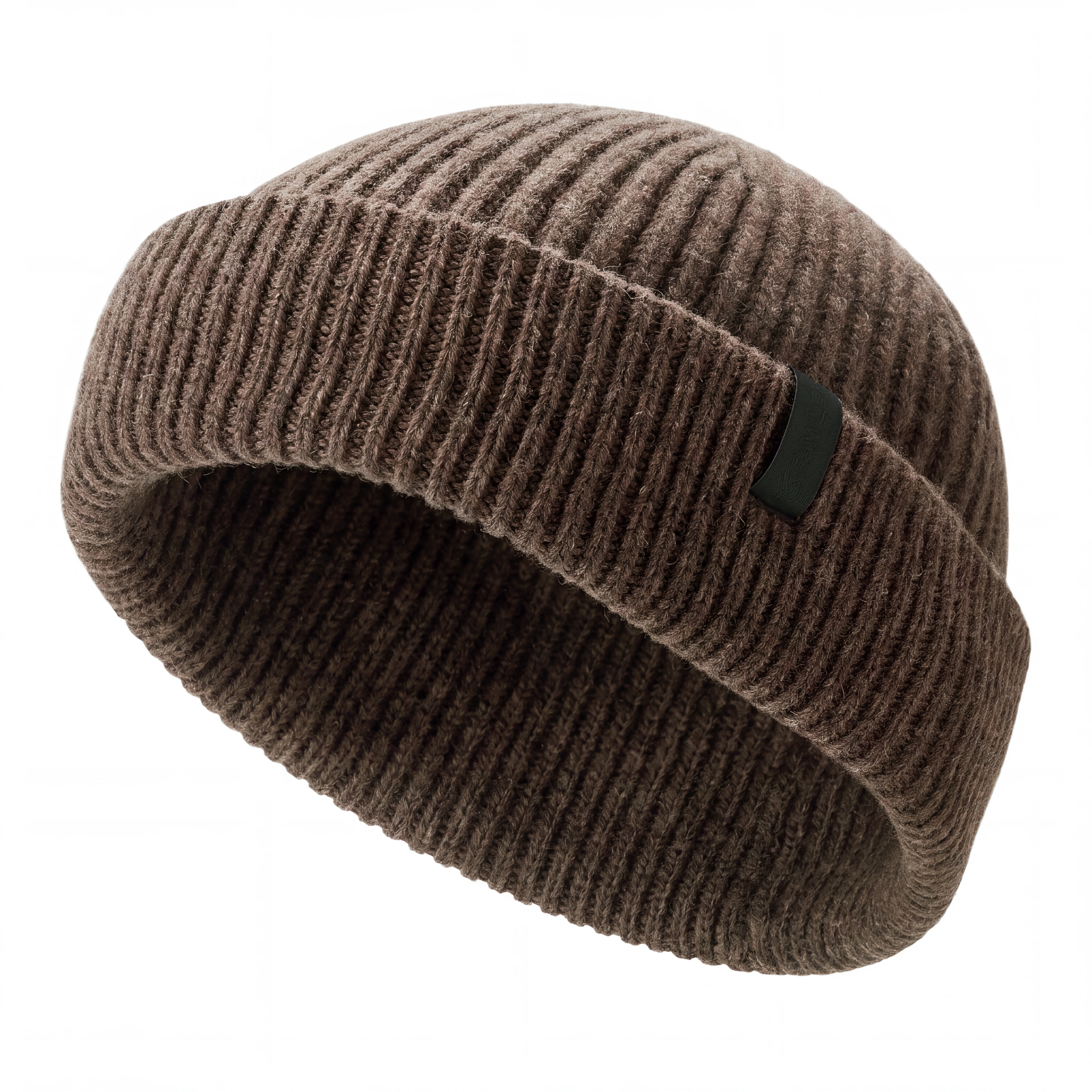 Nordic | Braune Fisherman Merino-Wollmütze Nordic | Braune Fisherman Merino-Wollmütze