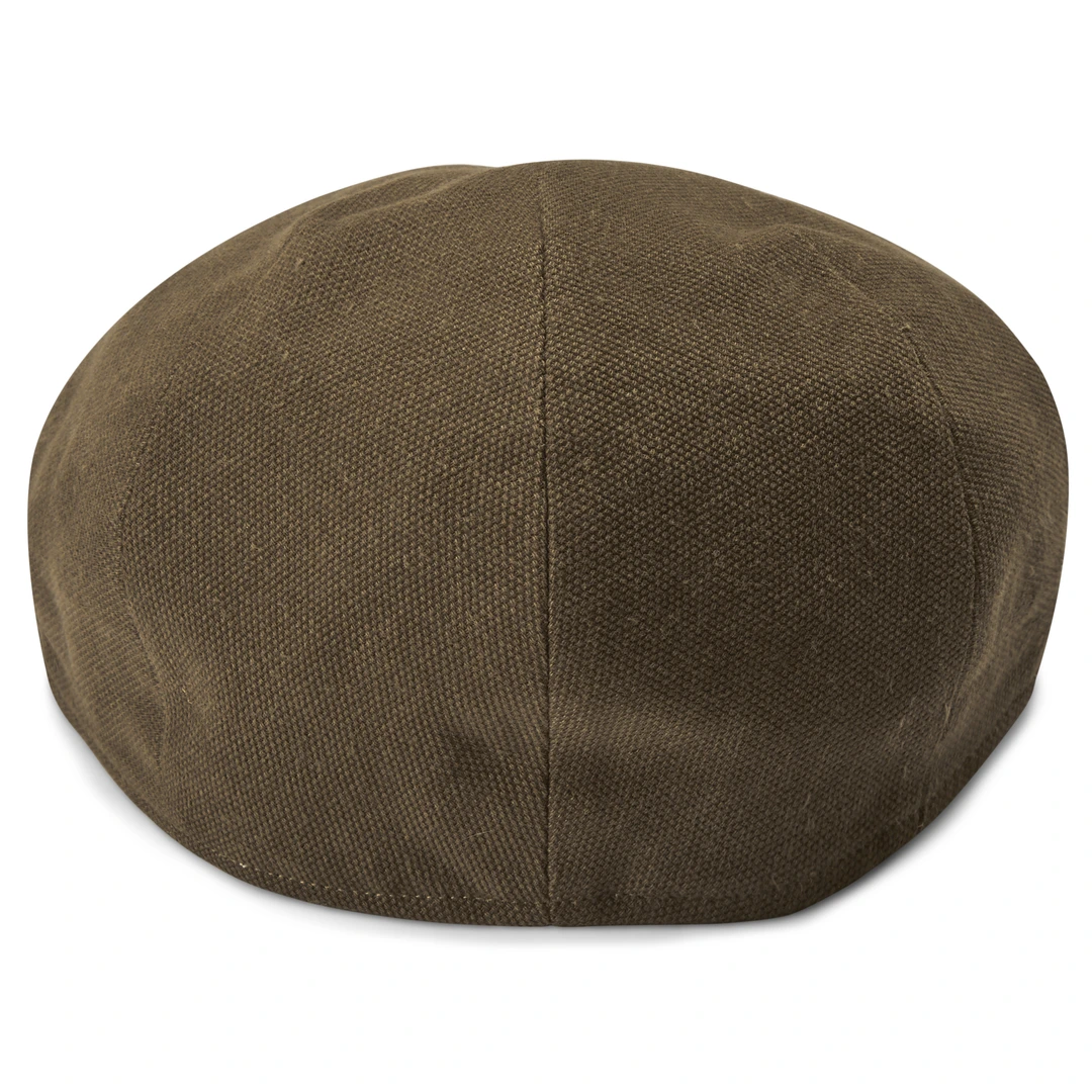 Moda | Dark Earth Cotton Flat Cap | In stock! | Fawler