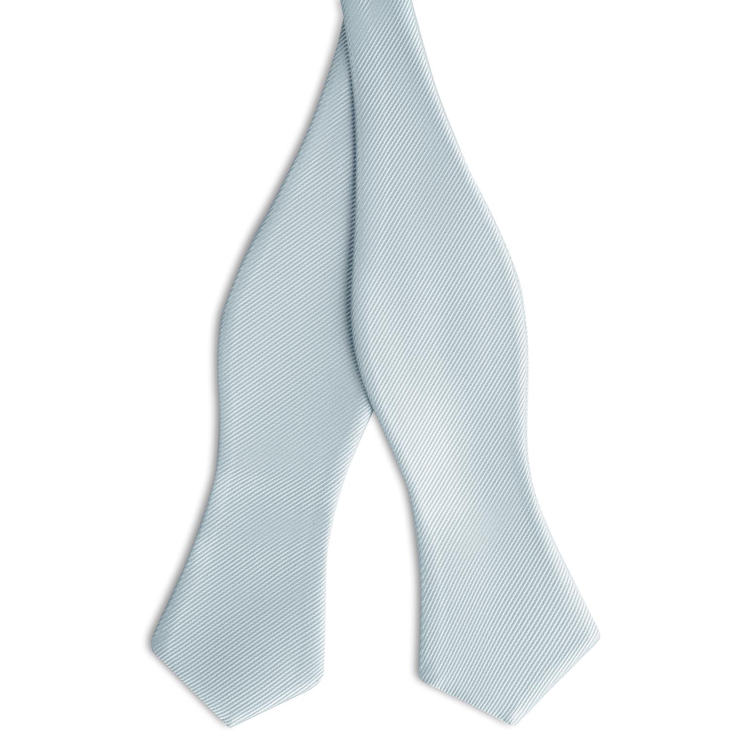 Arctic Blue Self-Tie Grosgrain Diamond Tip Bow Tie Arctic Blue Self-Tie Grosgrain Diamond Tip Bow Tie