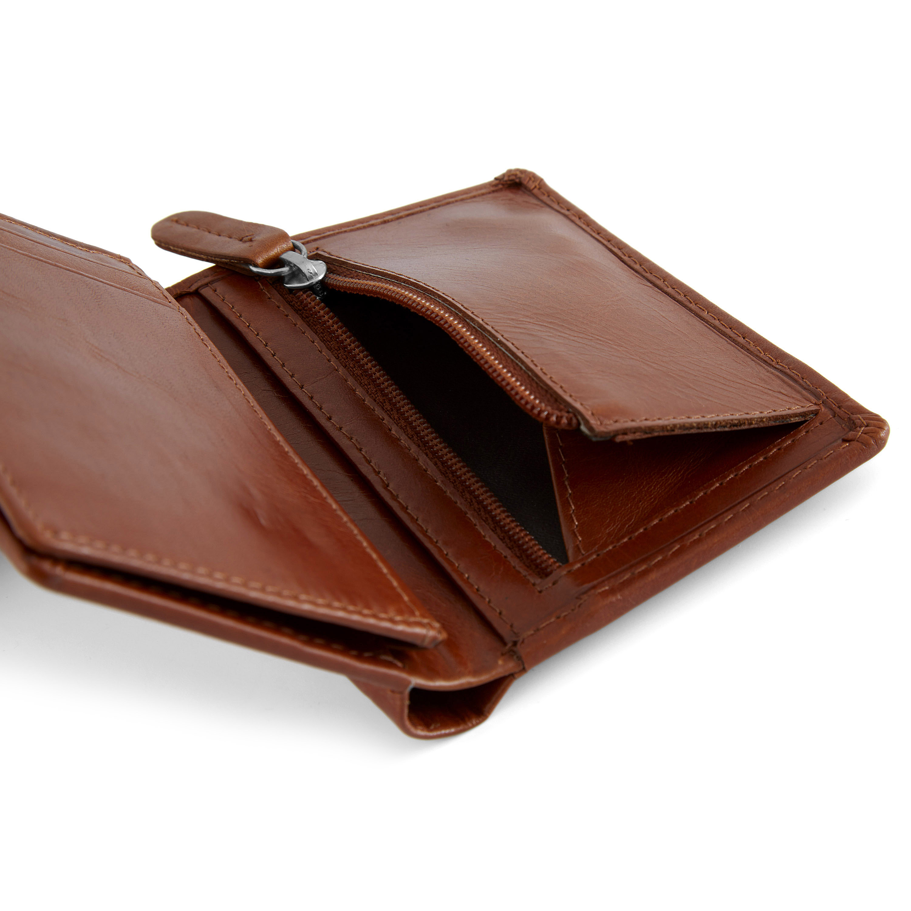Minimalist Tan Jasper Leather Wallet - 6