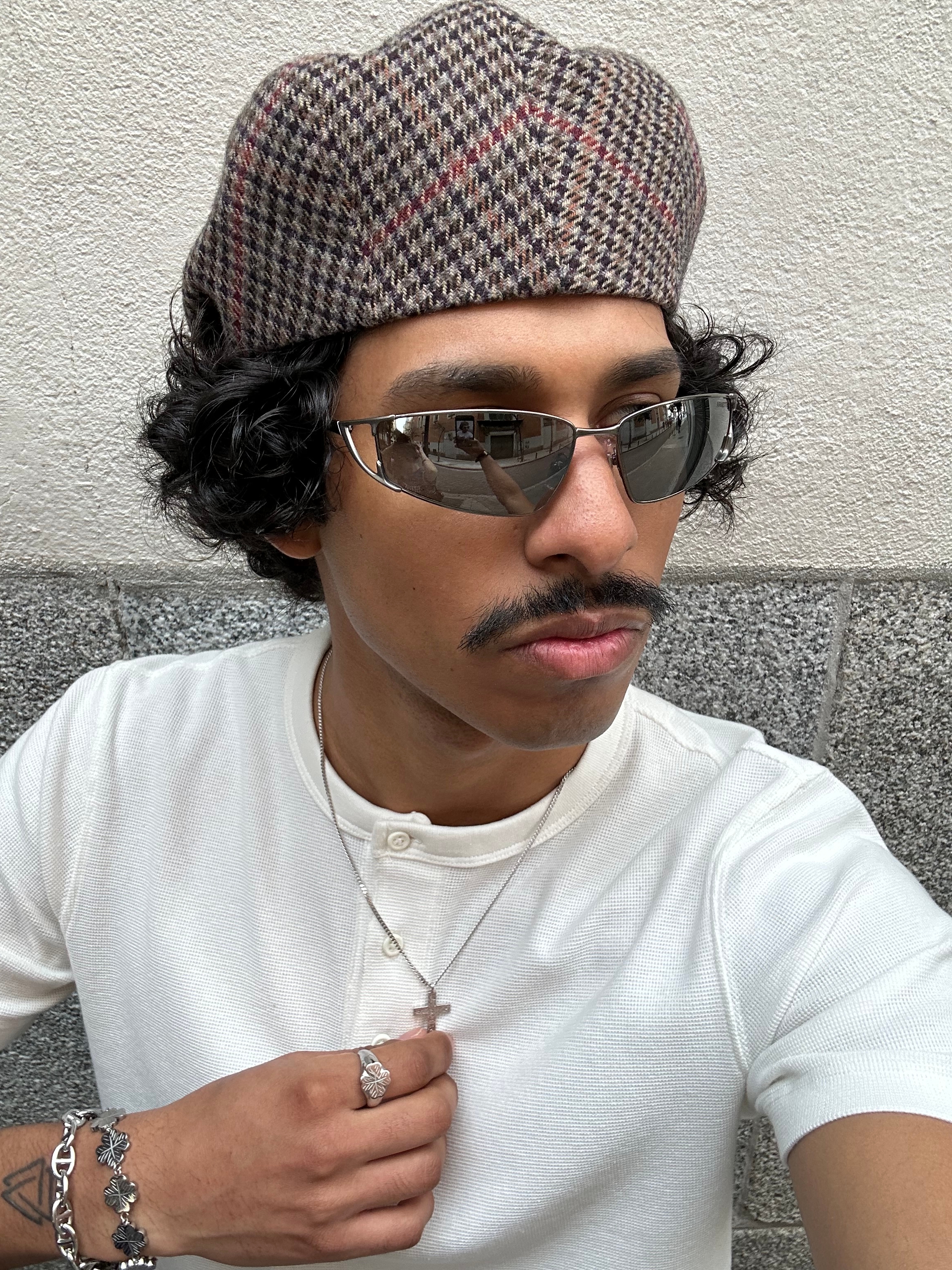 Grey Polarised Wrap-Around Sunglasses | Arnette 0AN3093 - 4