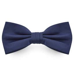 XL Navy Blue Basic Pre-Tied Bow Tie