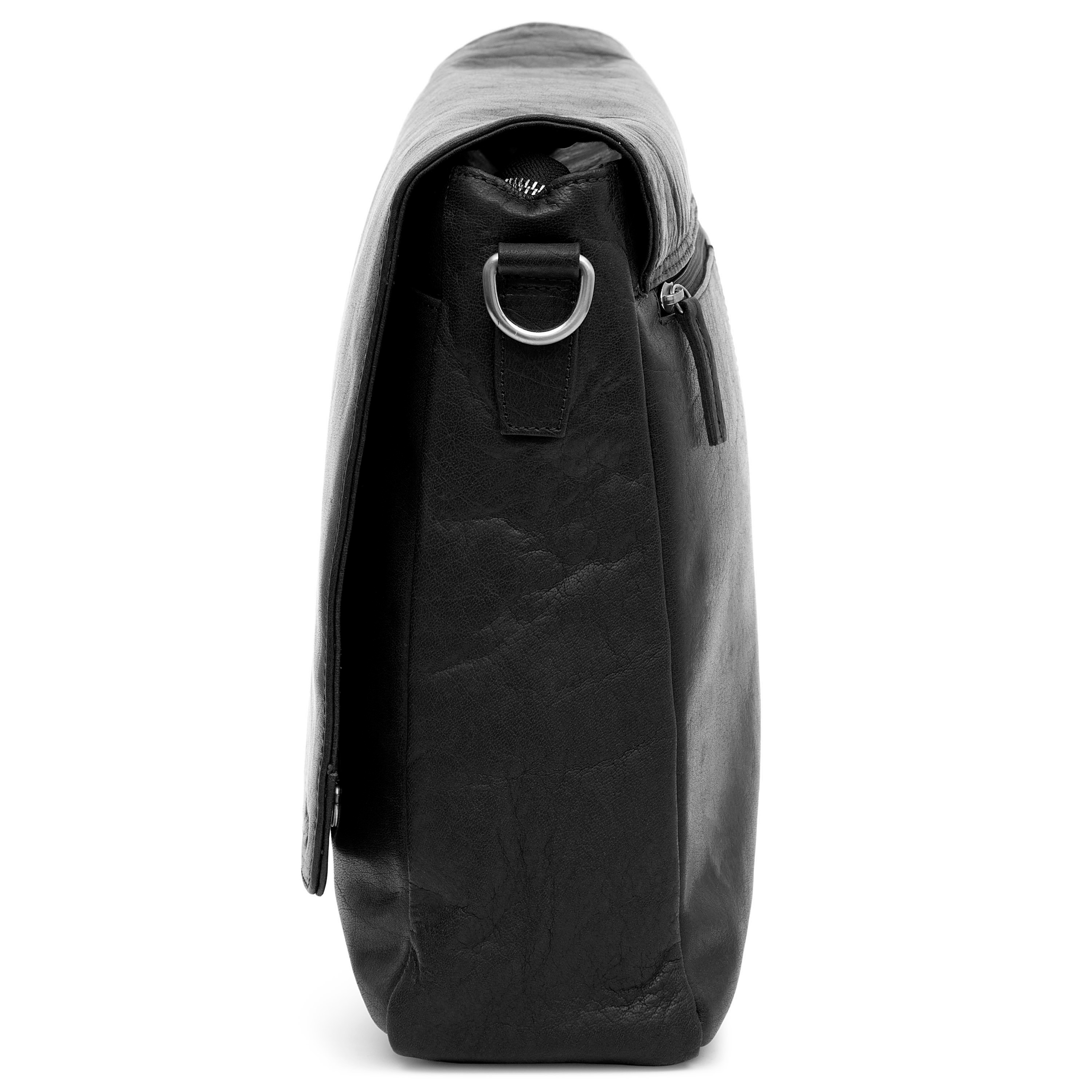 Borsa a tracolla Montreal in pelle nera - 6