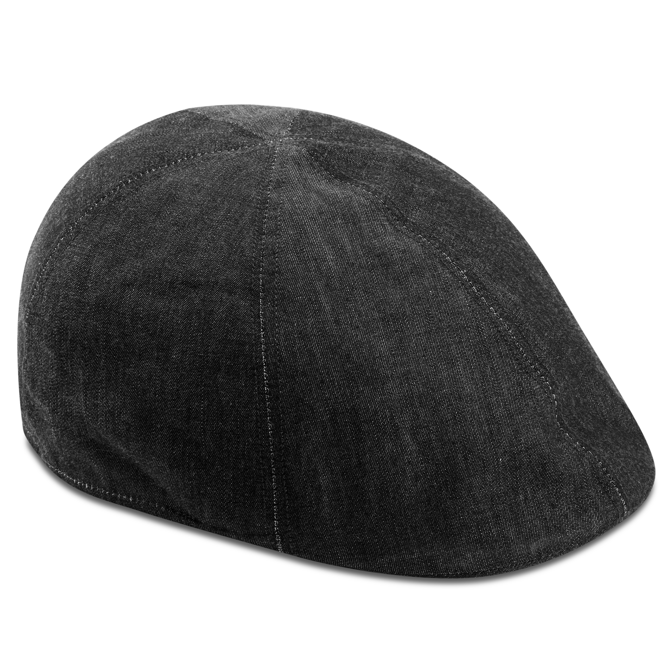 Dark Grey Golf Flat Cap - 2