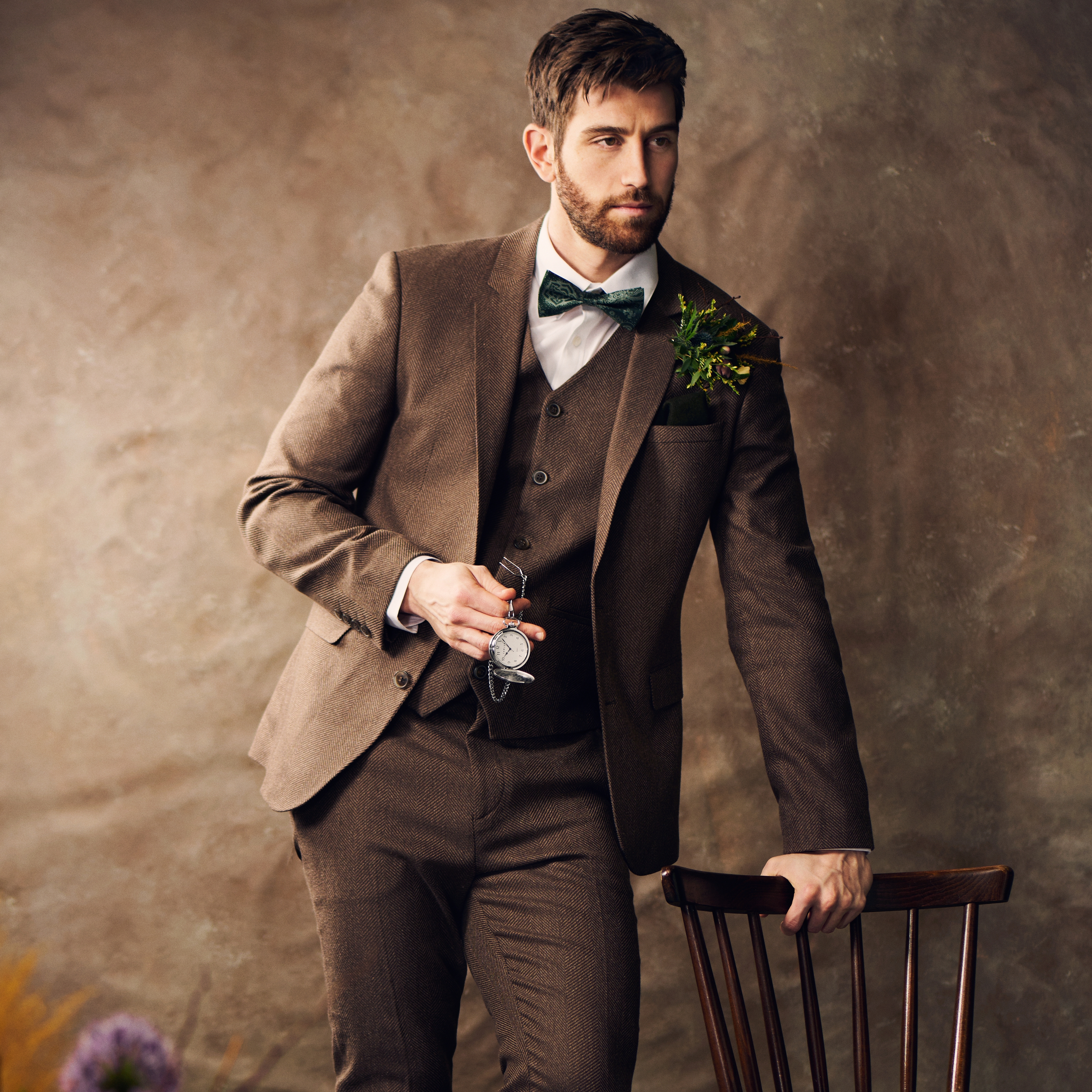 Easton | Сребрист джобен часовник - 4