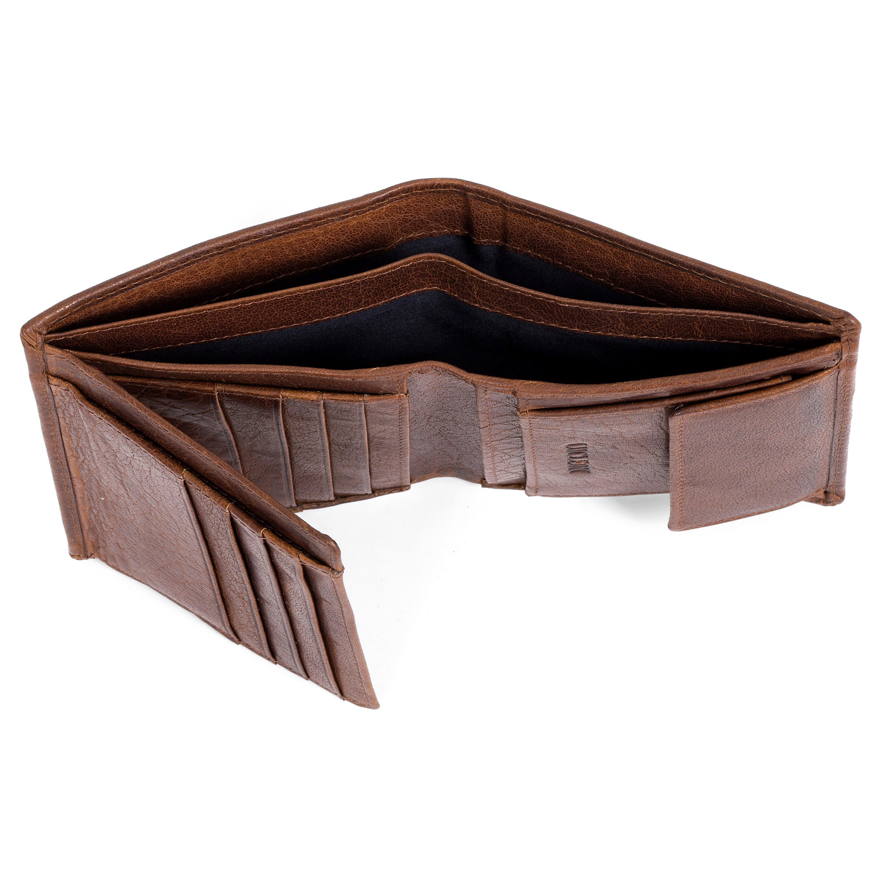Montreal | Rustic Tan RFID Leather Wallet - 12