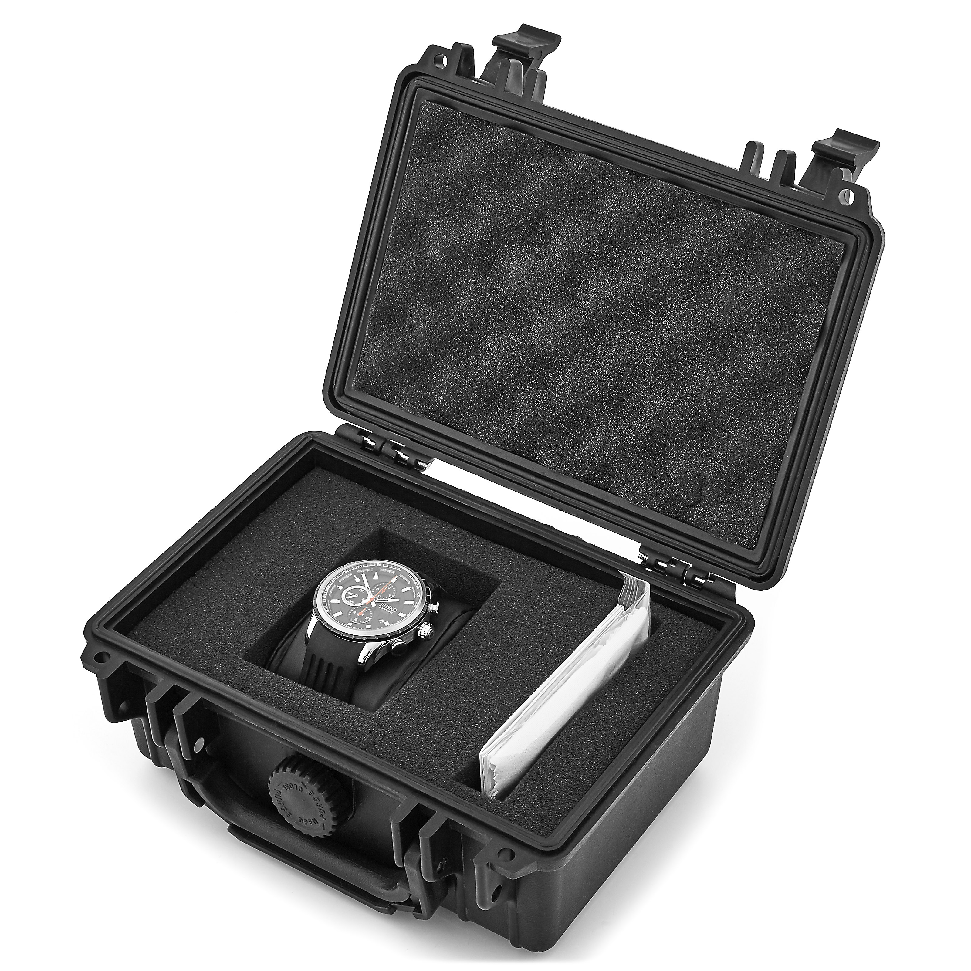 Svart Chrono Klokke - 4