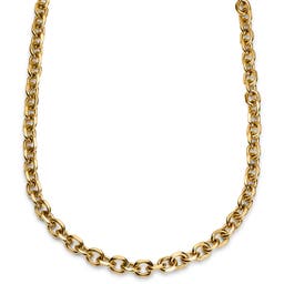 Essentials | 10 mm Gold-Tone Cable Chain Necklace