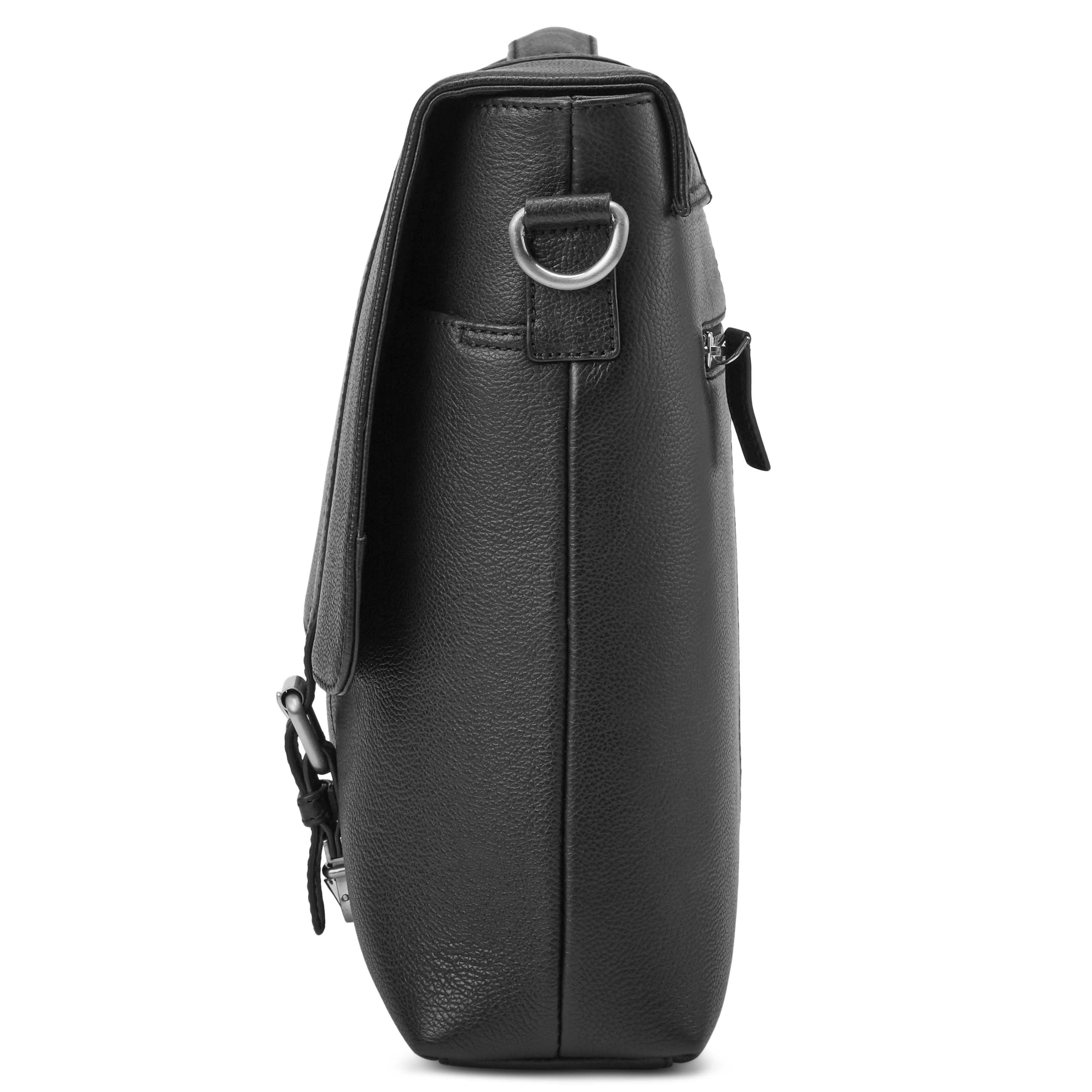 Bandolera de cuero negro Sam - 11