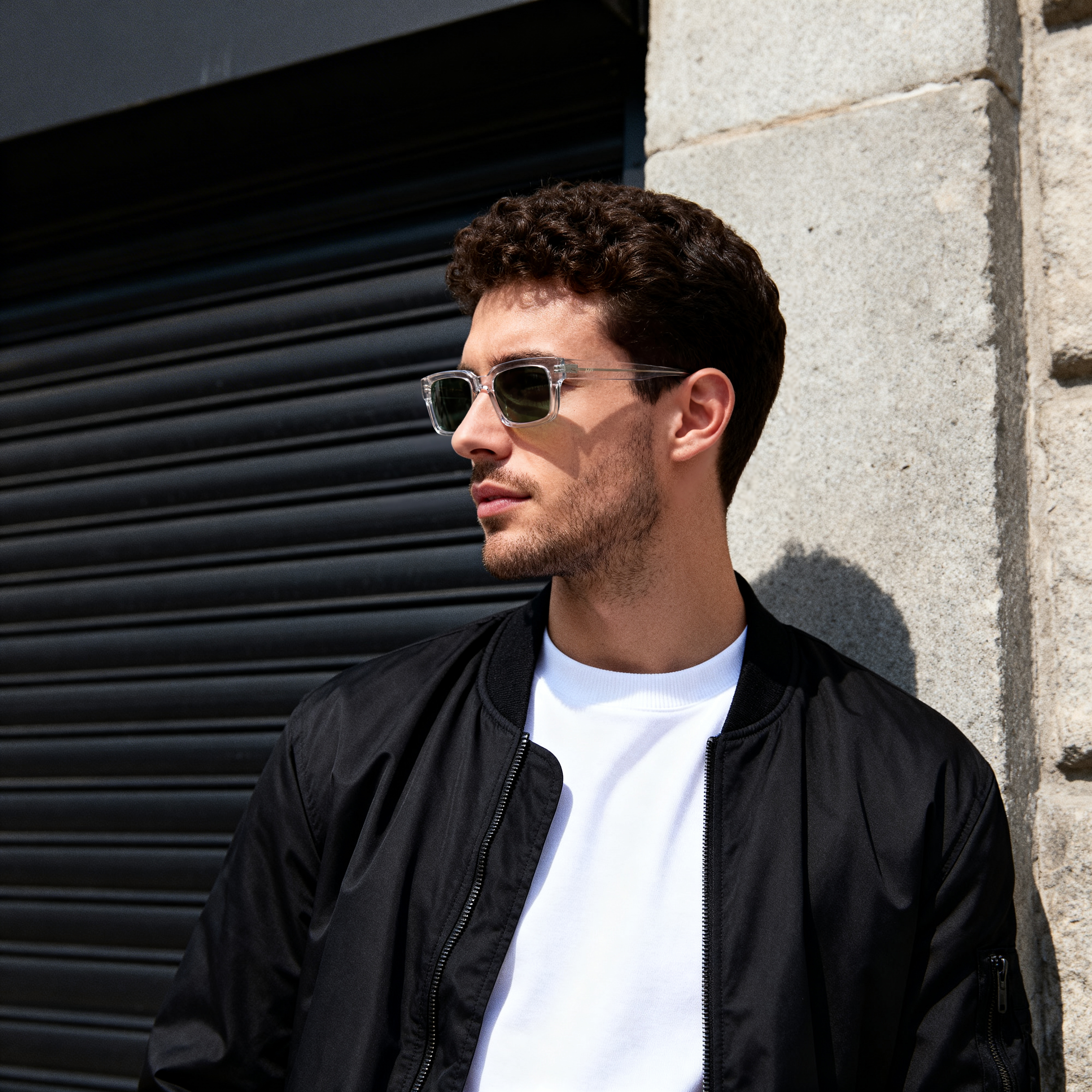 MessyWeekend | LOUIE с кристална рамка и зелени стъкла - 3