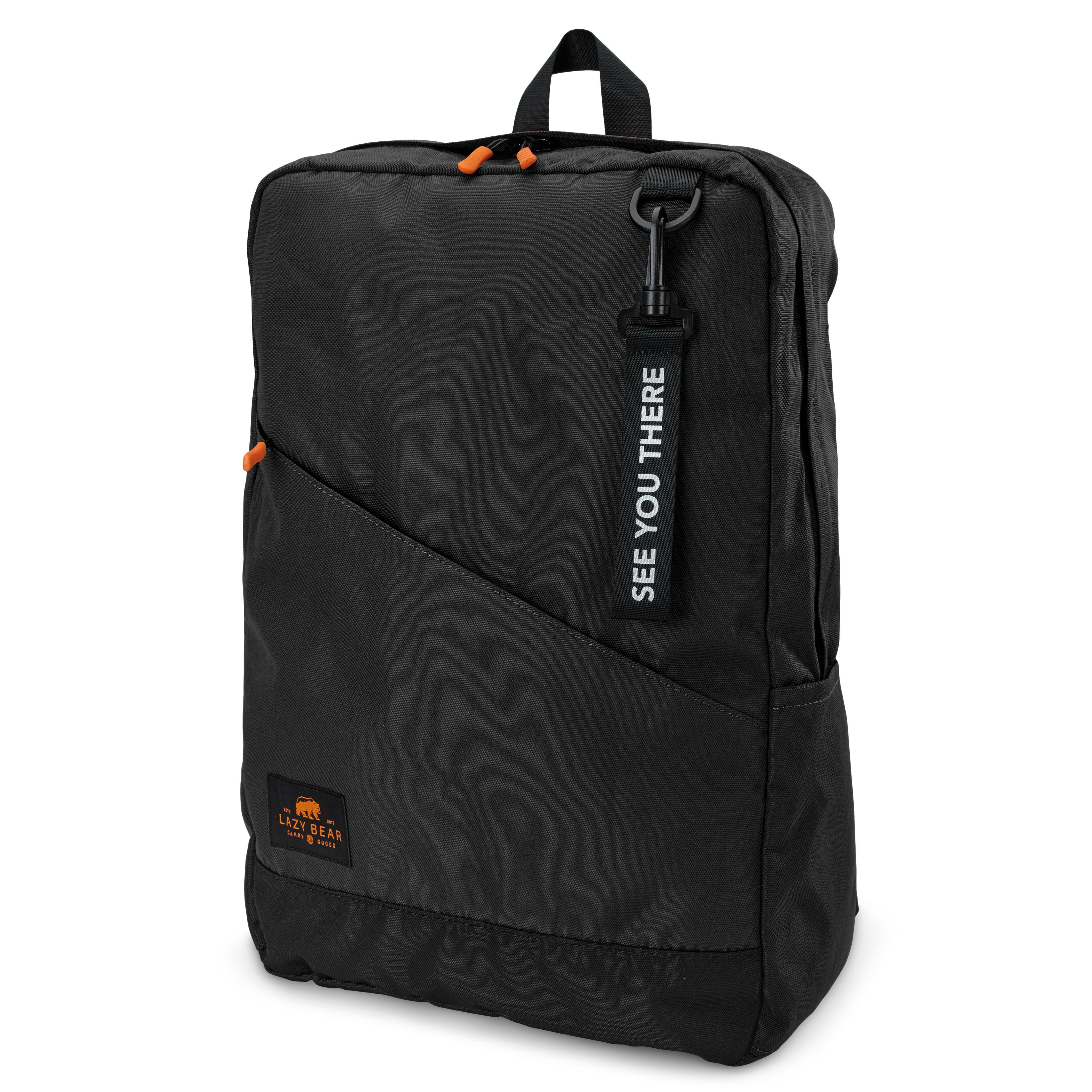 Lemont Black Foldable Backpack 