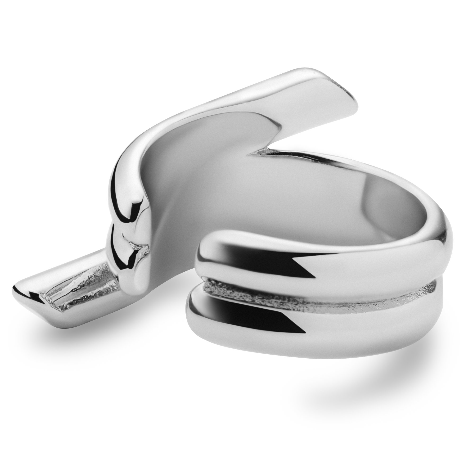 Helix | 8.6 mm Silver-tone Barb Ear Cuff - 3