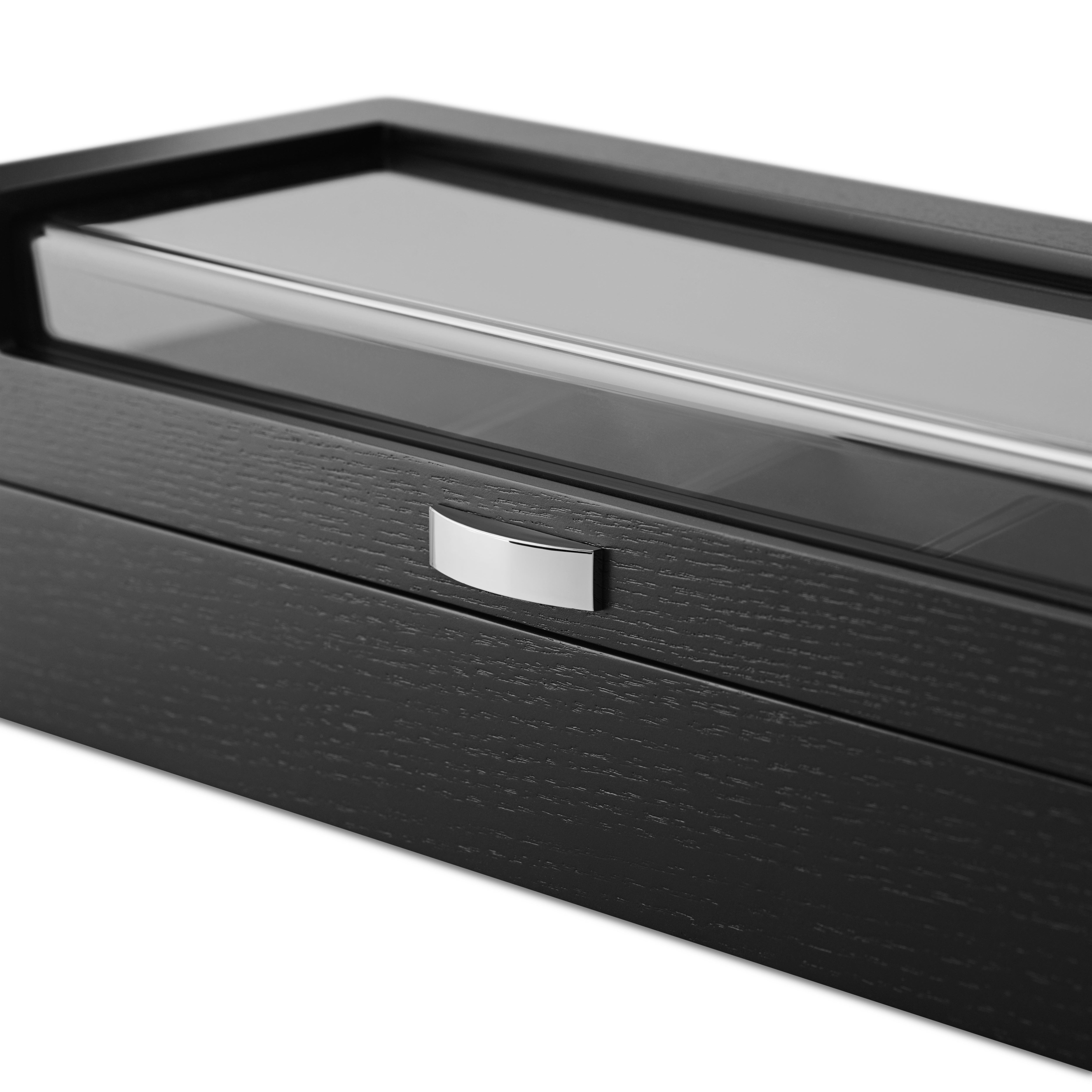 Кутия с черен фурнир за 5 часовника - 5