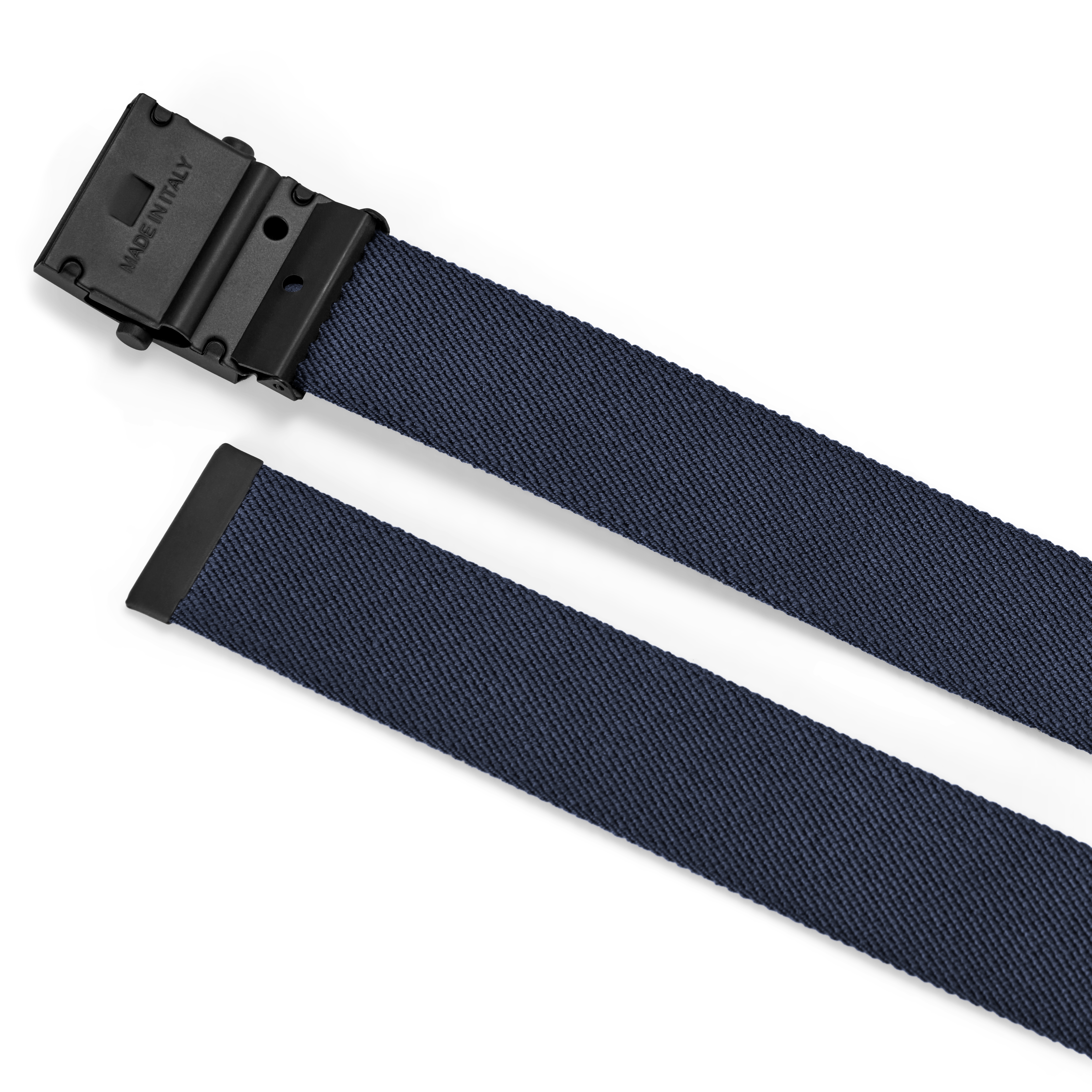 Cintura Hudson in tela elastica blu navy - 4