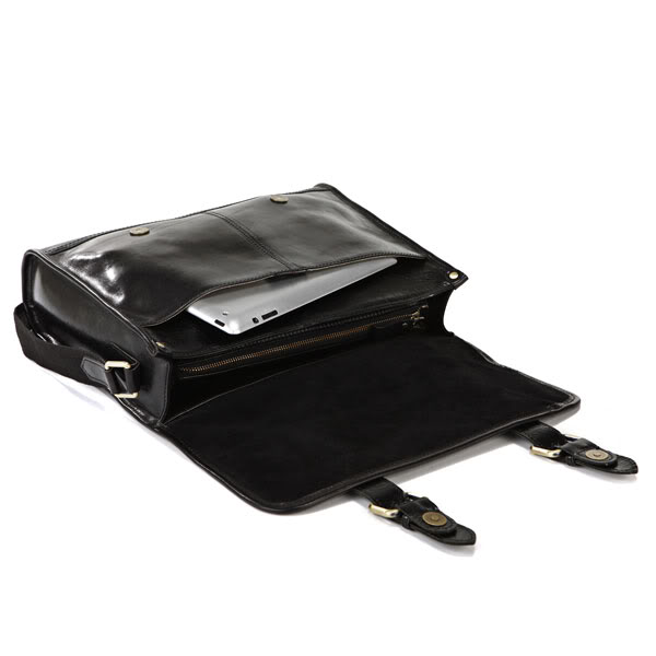 Schwarze Ledertasche Principal - 2