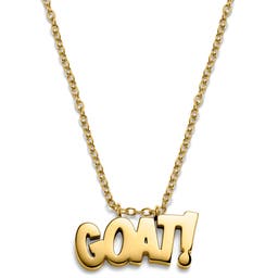 Jaygee | Gold-tone GOAT Necklace