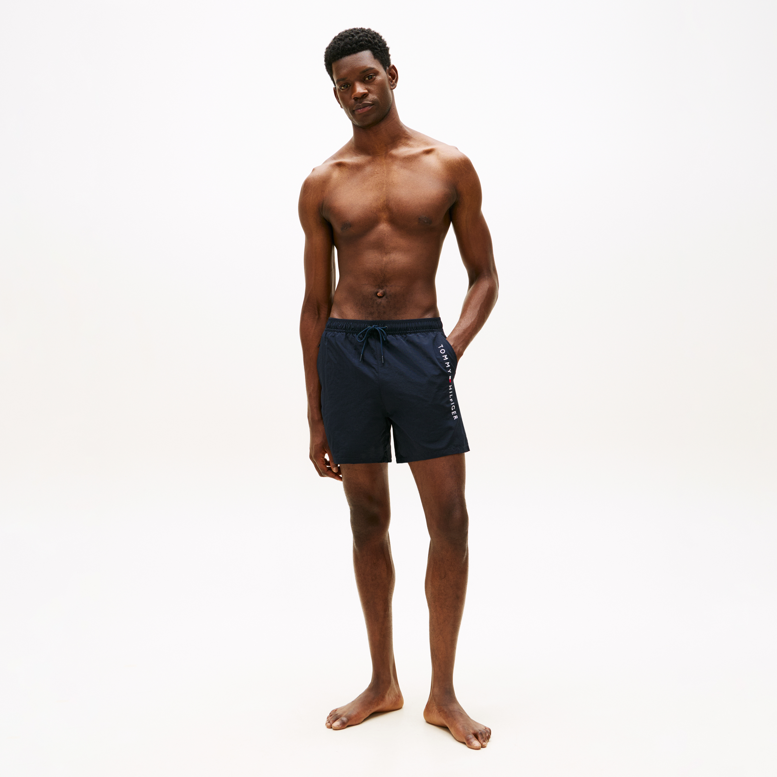 Tommy Hilfiger | Short de bain bleu marine avec imprimé - 3